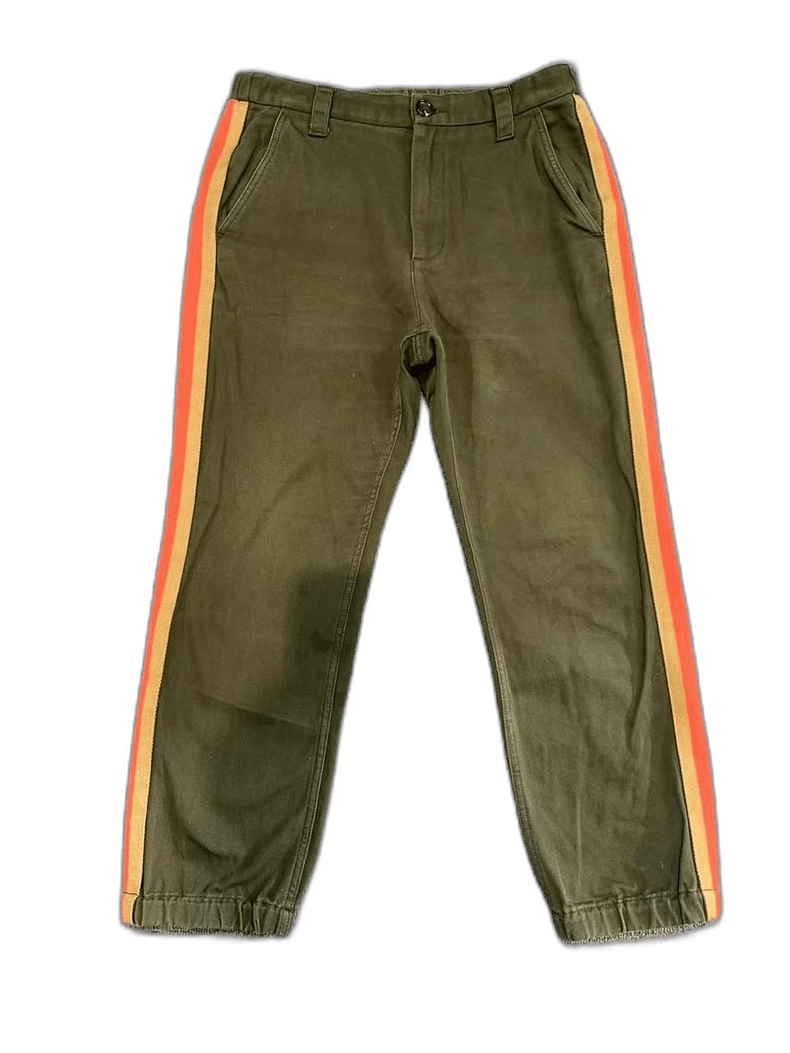 gucci side stripe casual pants-2507