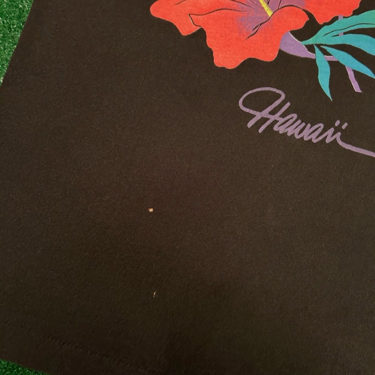Logo 7 VINTAGE Hawaii Flower Floral Logo Hawaiian Surfer VTG Shirt Mens M Black Short Sleeve T-Shirt 90s 80s Logo Size US M / EU 48-50 / 2 - 3 Thumbnail