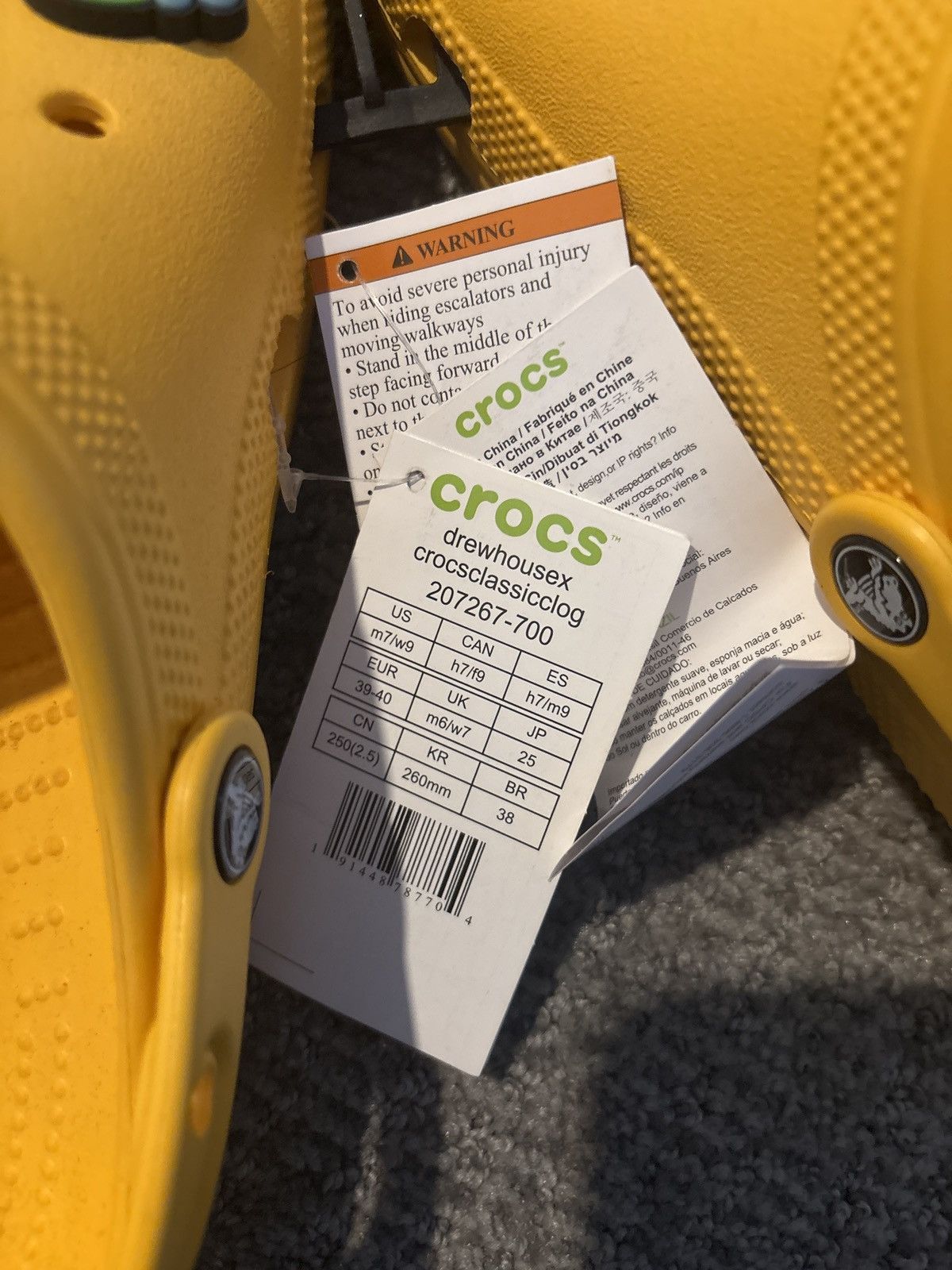 Crocs Croc Classic Clog x DREW justin bieber Size US 7 / EU 40 - 5 Thumbnail