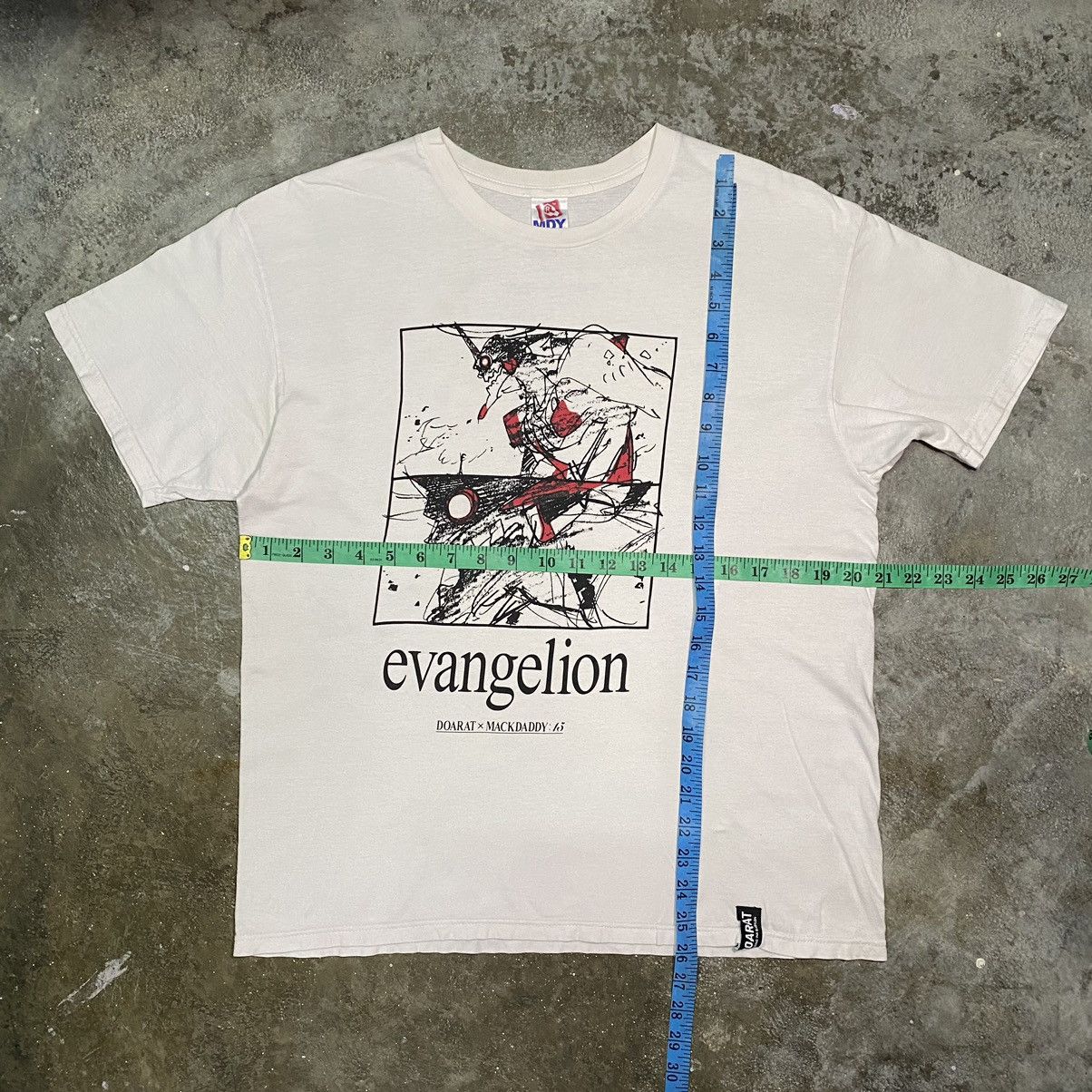 Anime DOARAT x MACKDADDY x EVANGELION ANIME T SHIRT Size US L / EU 52-54 / 3 - 15 Thumbnail