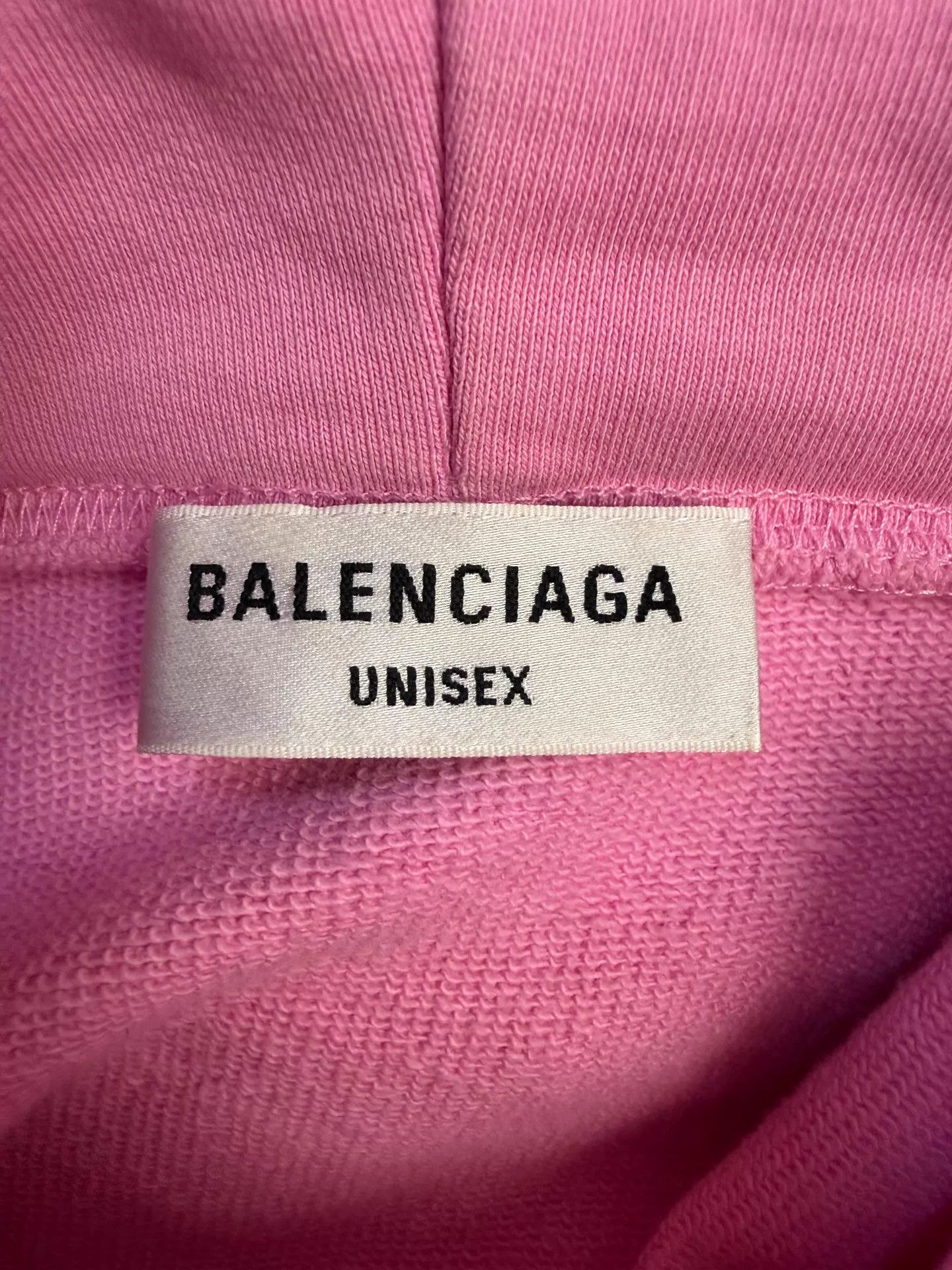 Balenciaga Balenciaga Pink Embroidered Logo Hoodie Size 2, New Size US M / EU 48-50 / 2 - 3 Thumbnail