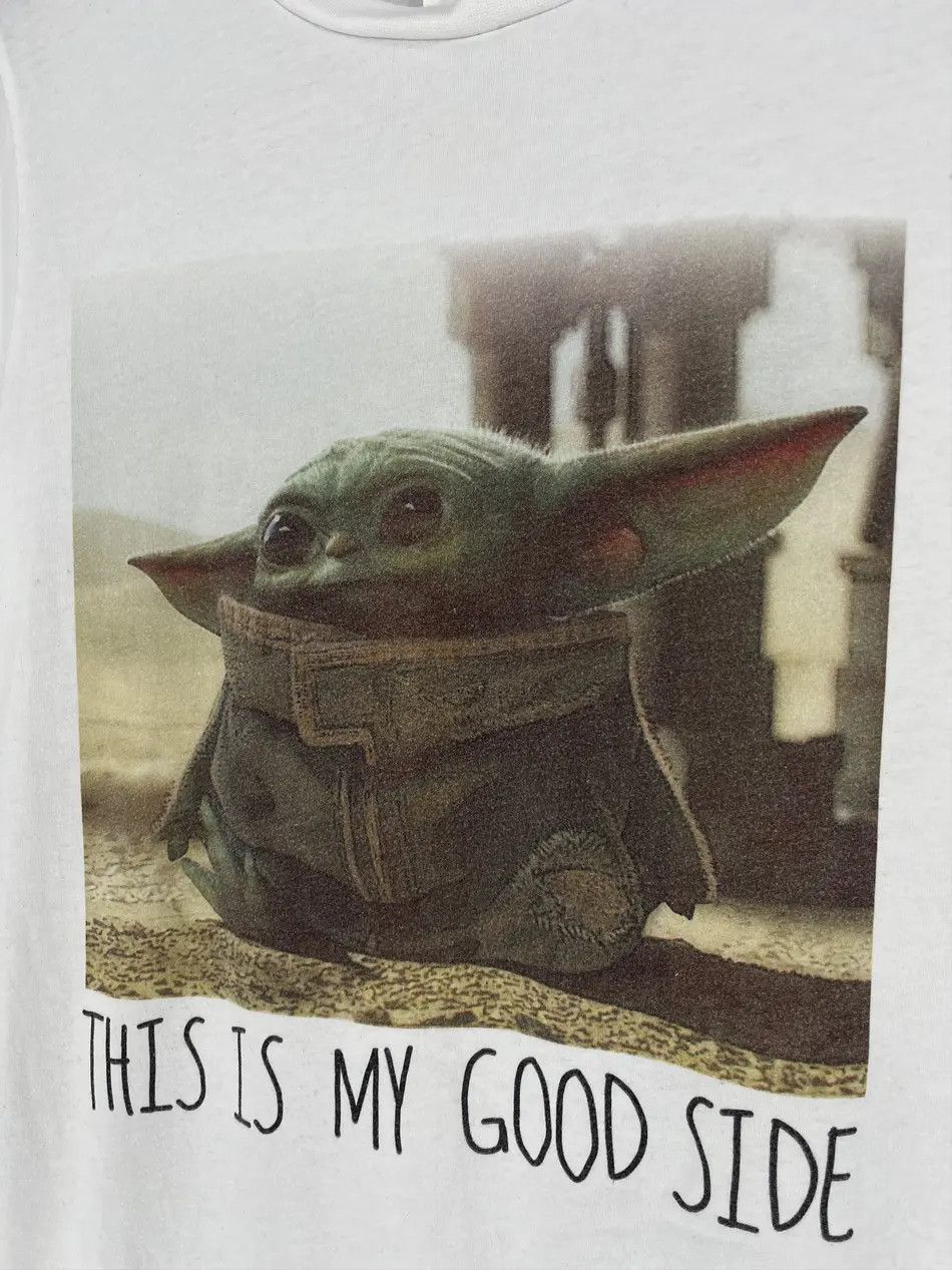 Star Wars Vintage Y2K Art Yoda Star Wars "This is my good side" Size US S / EU 44-46 / 1 - 6 Thumbnail