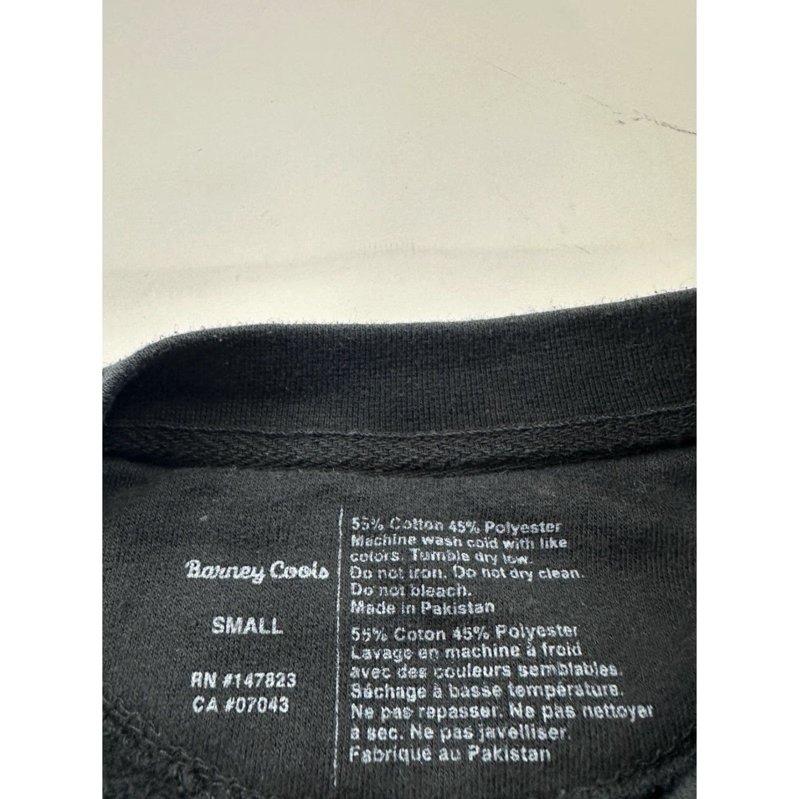 Barney Cools Barney Cools Sweatshirt Mens Small Black Crew Neck Pullover Dead Seas B. Cools Size US S / EU 44-46 / 1 - 3 Thumbnail