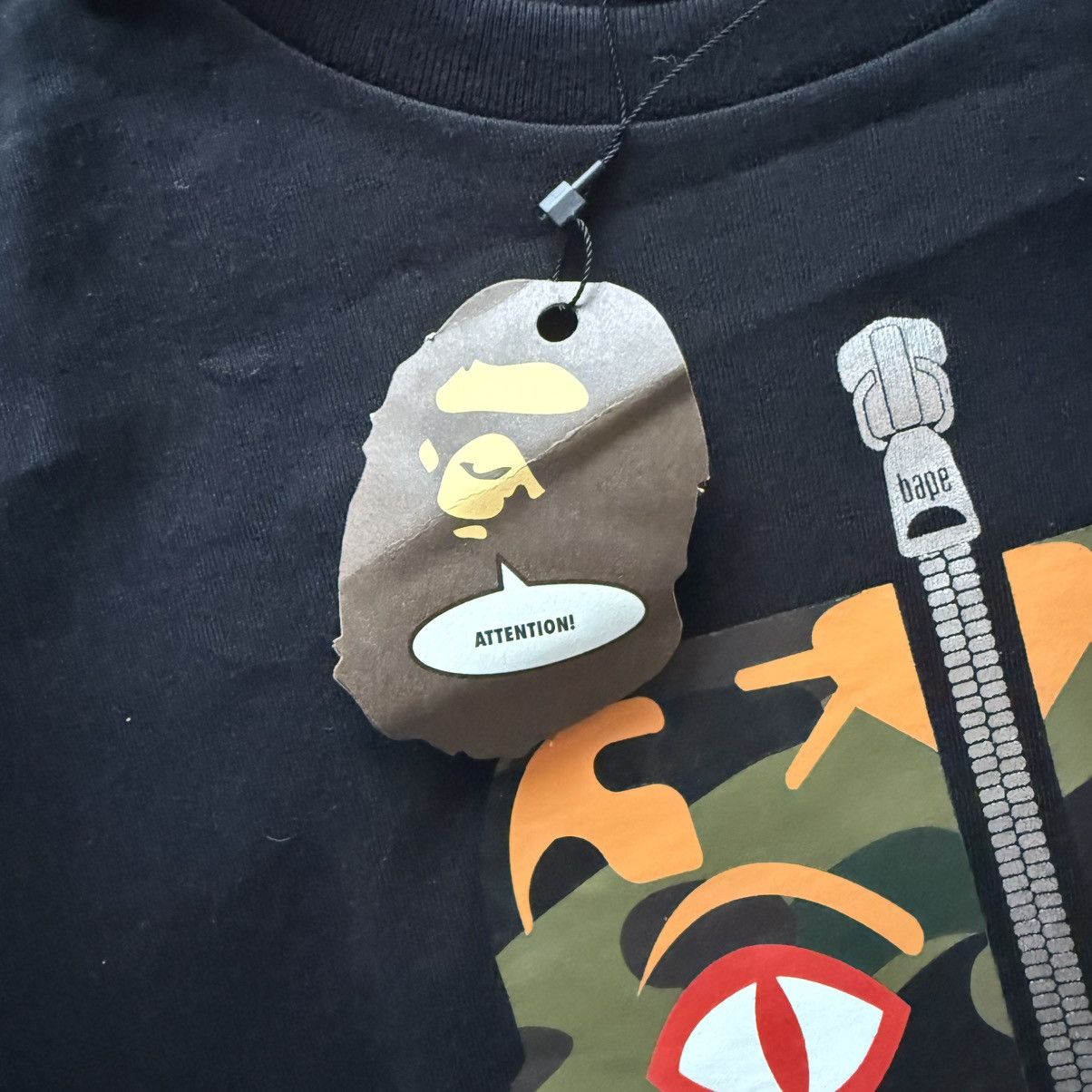 Bape Bape shark funthera militia t-shirt Size US L / EU 52-54 / 3 - 4 Thumbnail