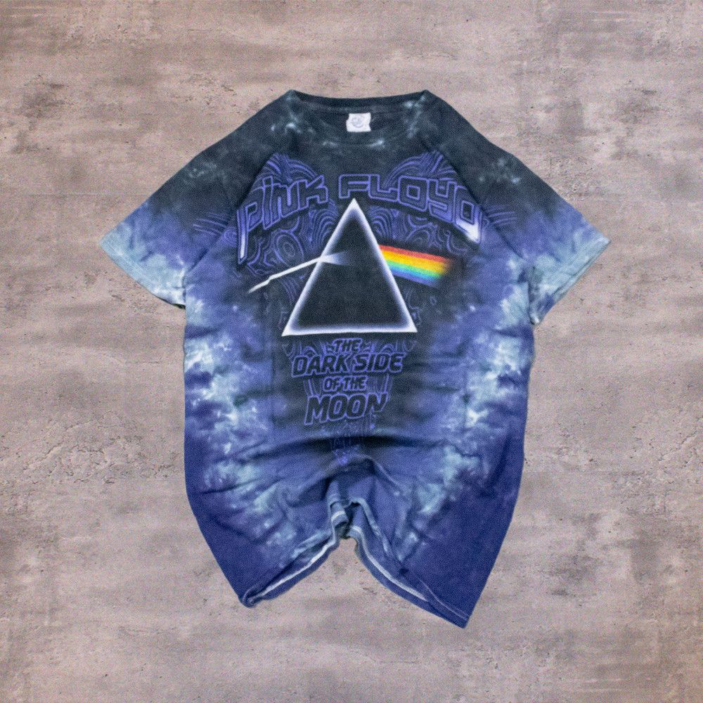 Band Tees Y2K 2000’s Pink Floyd Dark Side Of The Moon Tye Dye T-Shirt Size US XS / EU 42 / 0 - 1 Thumbnail
