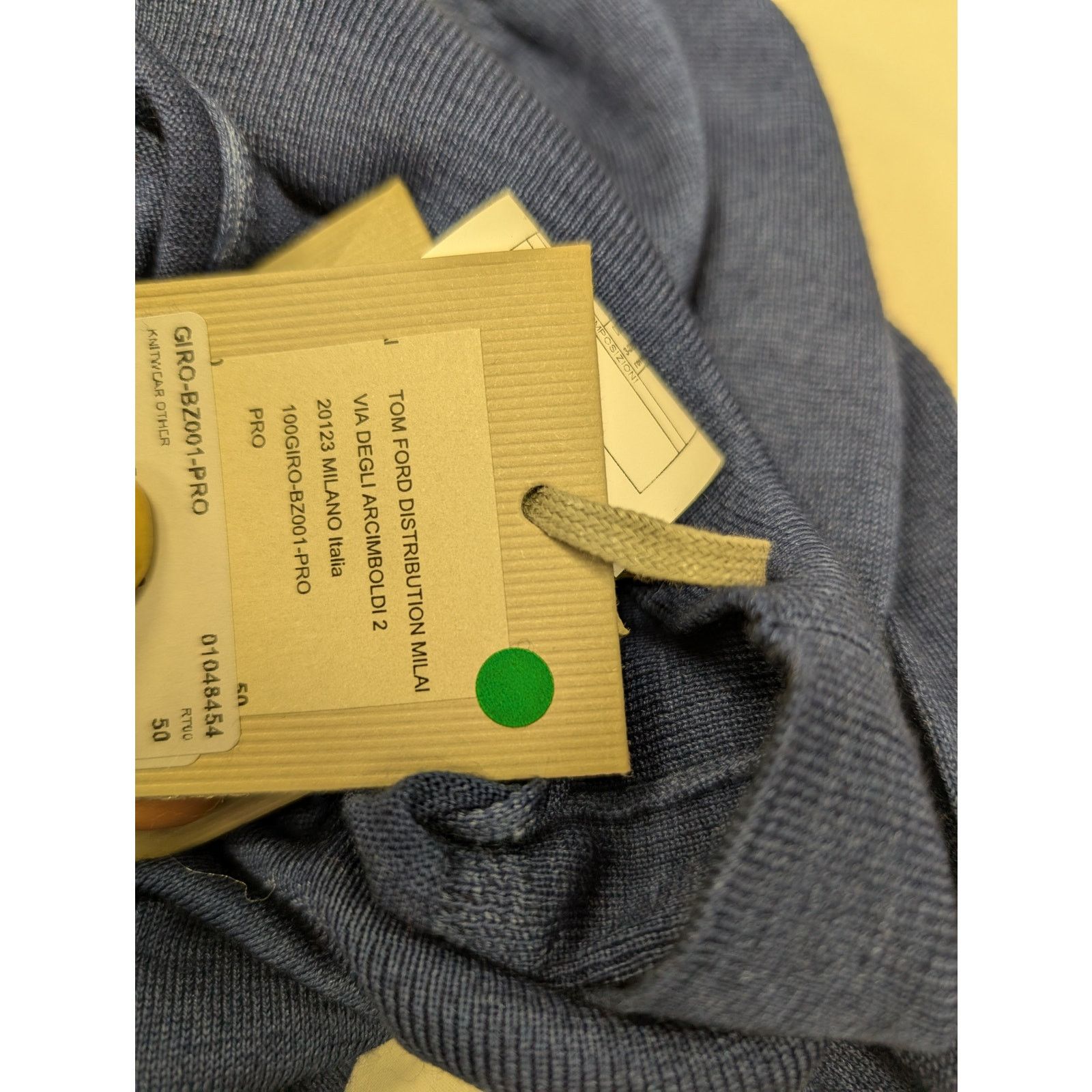 Tom Ford o1rshd1 Sweatshirt Sweater in Blue Size US L / EU 52-54 / 3 - 12 Thumbnail