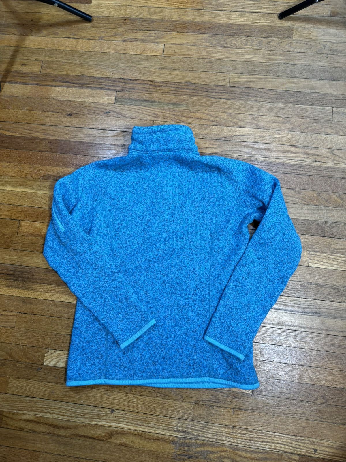 Patagonia Patagonia Jacket Womens Sz Small Aqua Blue 1/4 Zip Pullover Size S / US 4 / IT 40 - 4 Thumbnail