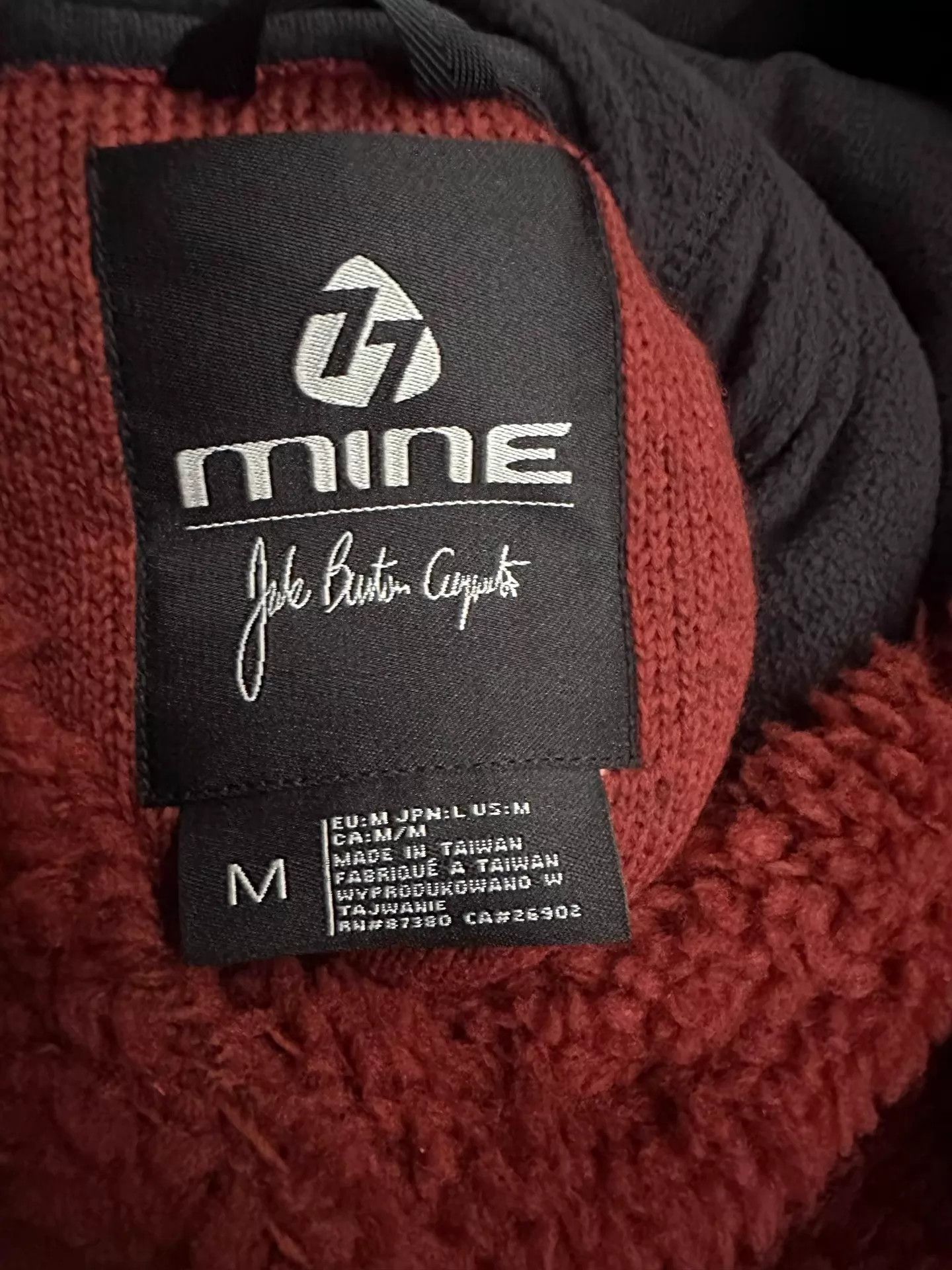 Burton Burton Mine77 Italian Sherpa Hoodie M Jake Burton Size US M / EU 48-50 / 2 - 7 Thumbnail