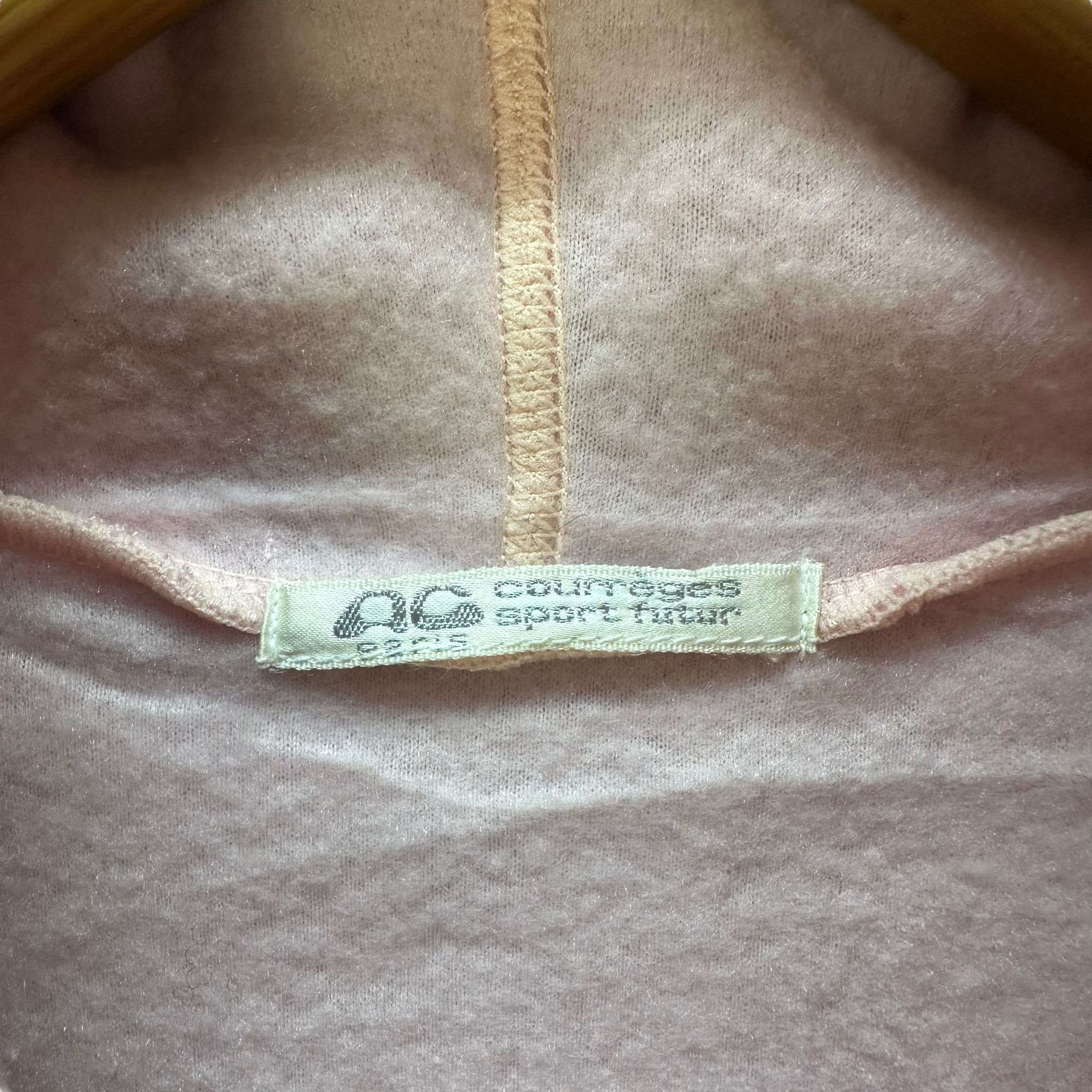 Courreges COURREGES BIG LOGO COLORBLOCK FLEECE HOODIE #8285-001 Size US S / EU 44-46 / 1 - 7 Thumbnail
