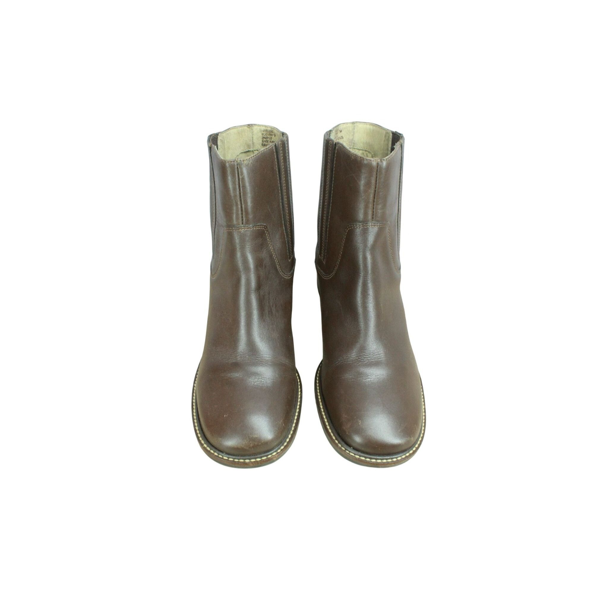 L.L. Bean LL Bean Brown Leather Chelsea Ankle Boots Size US 7 / IT 37 - 5 Thumbnail