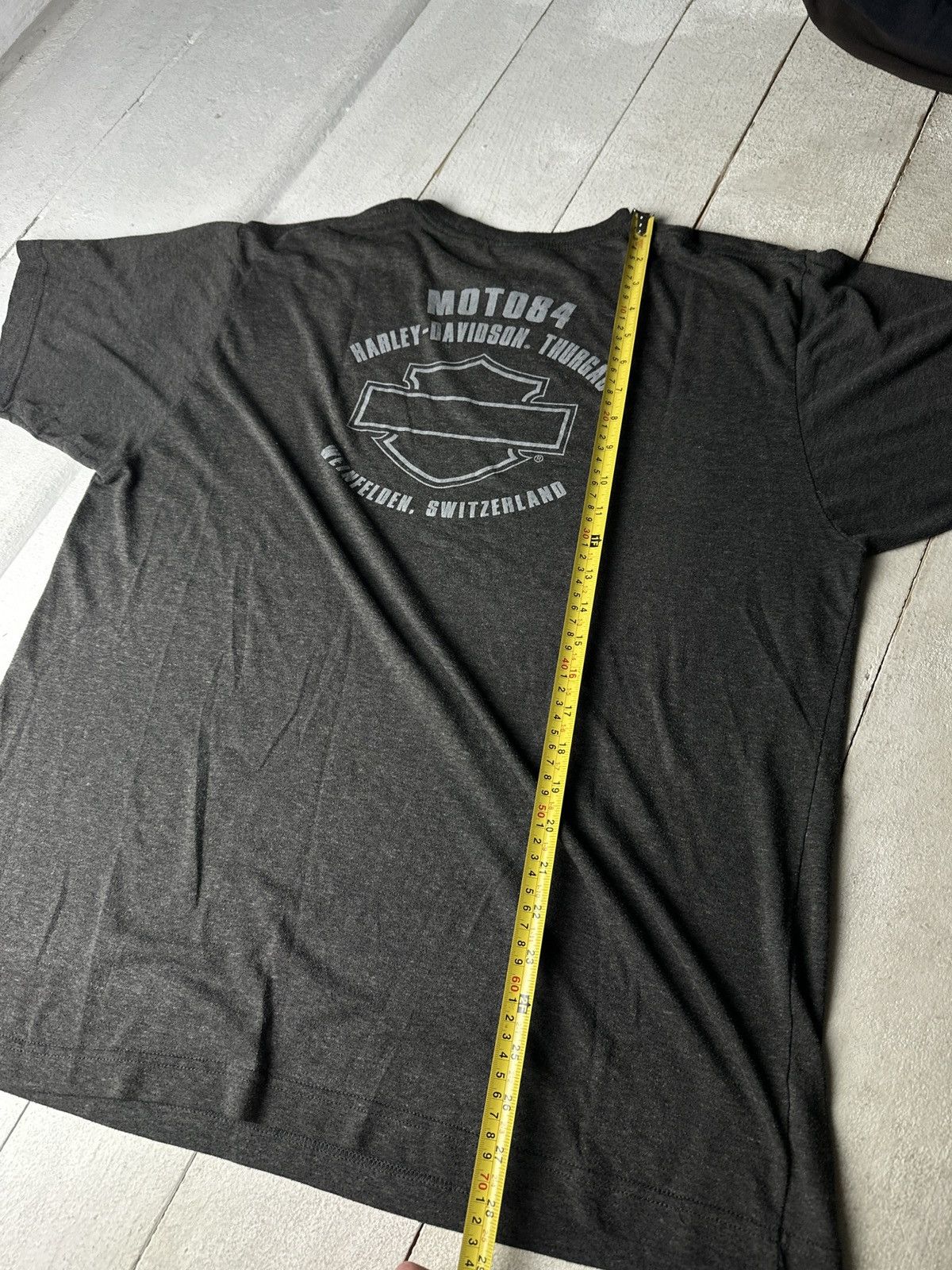 Harley Davidson 84’🚨VNTG HARLEY DAVIDSON 00s MEN TEE RARE BIG LOGO FADED Size US L / EU 52-54 / 3 - 15 Thumbnail