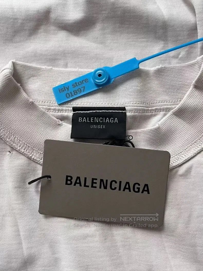 Balenciaga Balenciaga Logo Print Crewneck Short-Sleeve T-Shirt. Size US XS / EU 42 / 0 - 4 Thumbnail