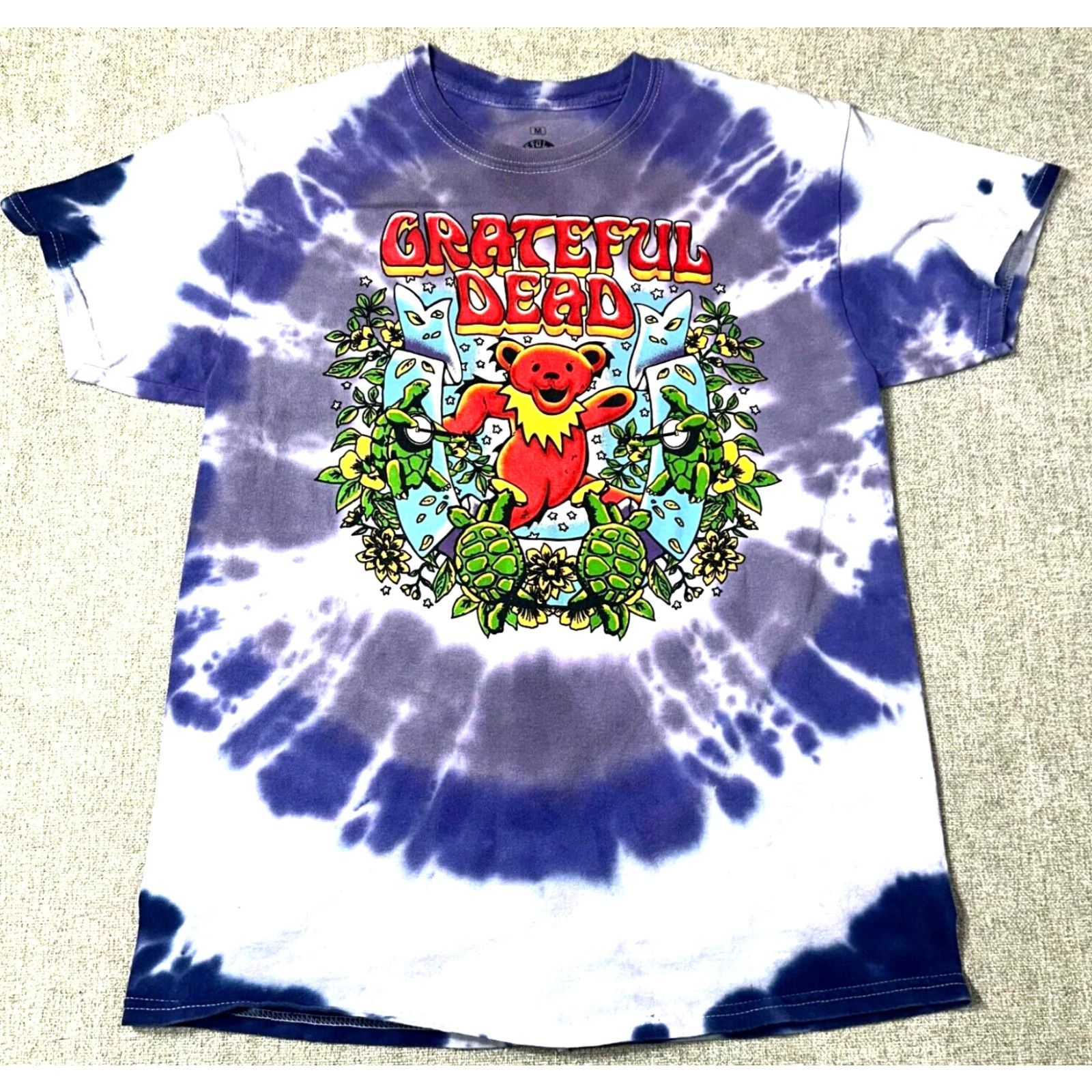 Ripple Junction VINTAGE Ripple Junction Grateful Dead Men's Medium Dancing Bear Turtle Tie Dye Two-Sided 2021 Ripple Size US M / EU 48-50 / 2 - 2 Thumbnail