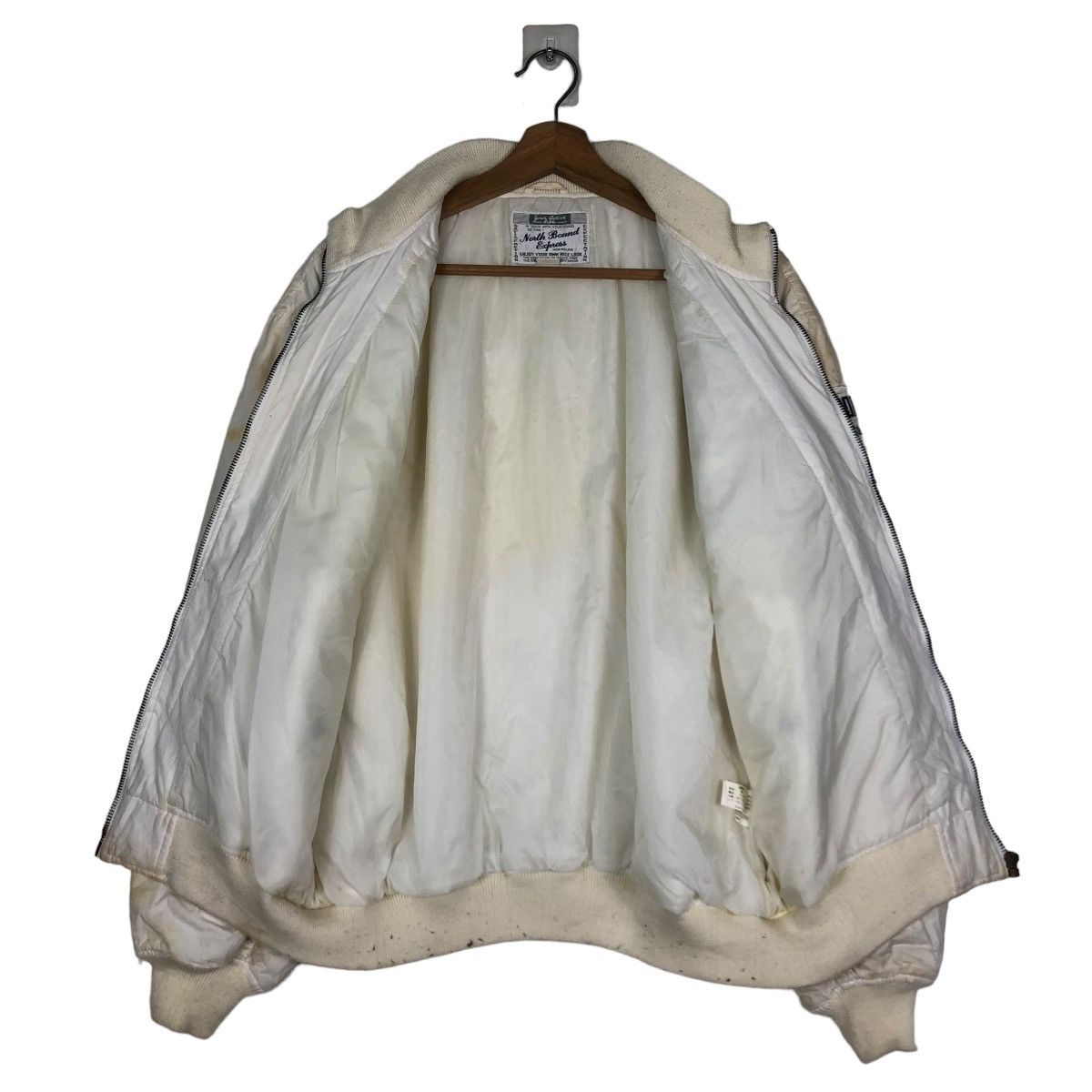 Japanese Brand 🔥VINTAGE BOMBER JACKET BIKER NORTH BOUND EXPRESS Size US M / EU 48-50 / 2 - 13 Thumbnail