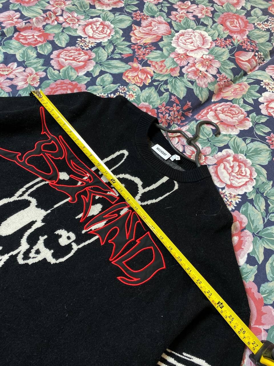 Vintage × Weekday Weekday Half Zip Sweatshirt Boxy Cropped Rap Skate Rock Size XS / US 0-2 / IT 36-38 - 15 Thumbnail