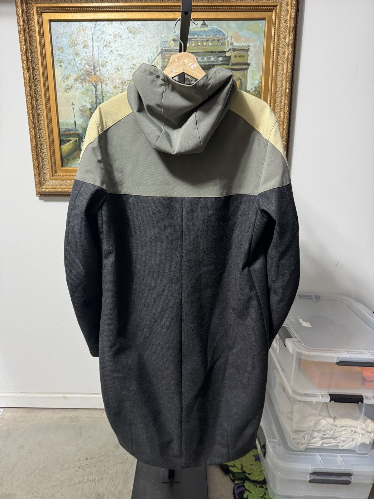 Prada Prada FW 2007 Colorblock Wool Long Coat Size US L / EU 52-54 / 3 - 2 Thumbnail