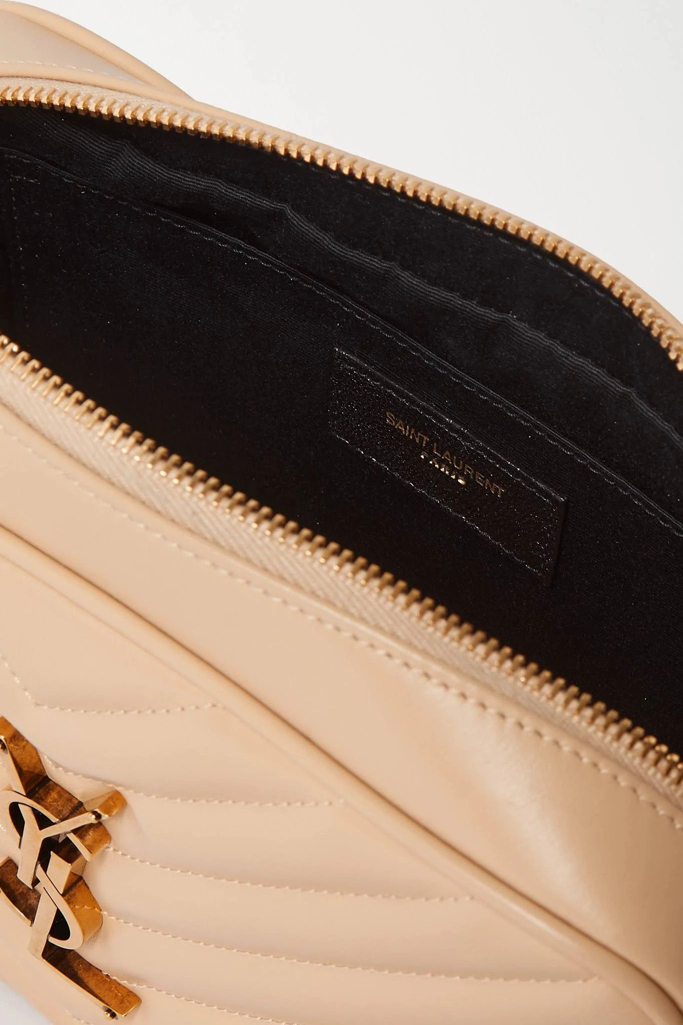 Saint Laurent Paris o1s1wg111124 Size: OS / Lou in Ouilted Leather Bag in Beige Size ONE SIZE - 2 Thumbnail