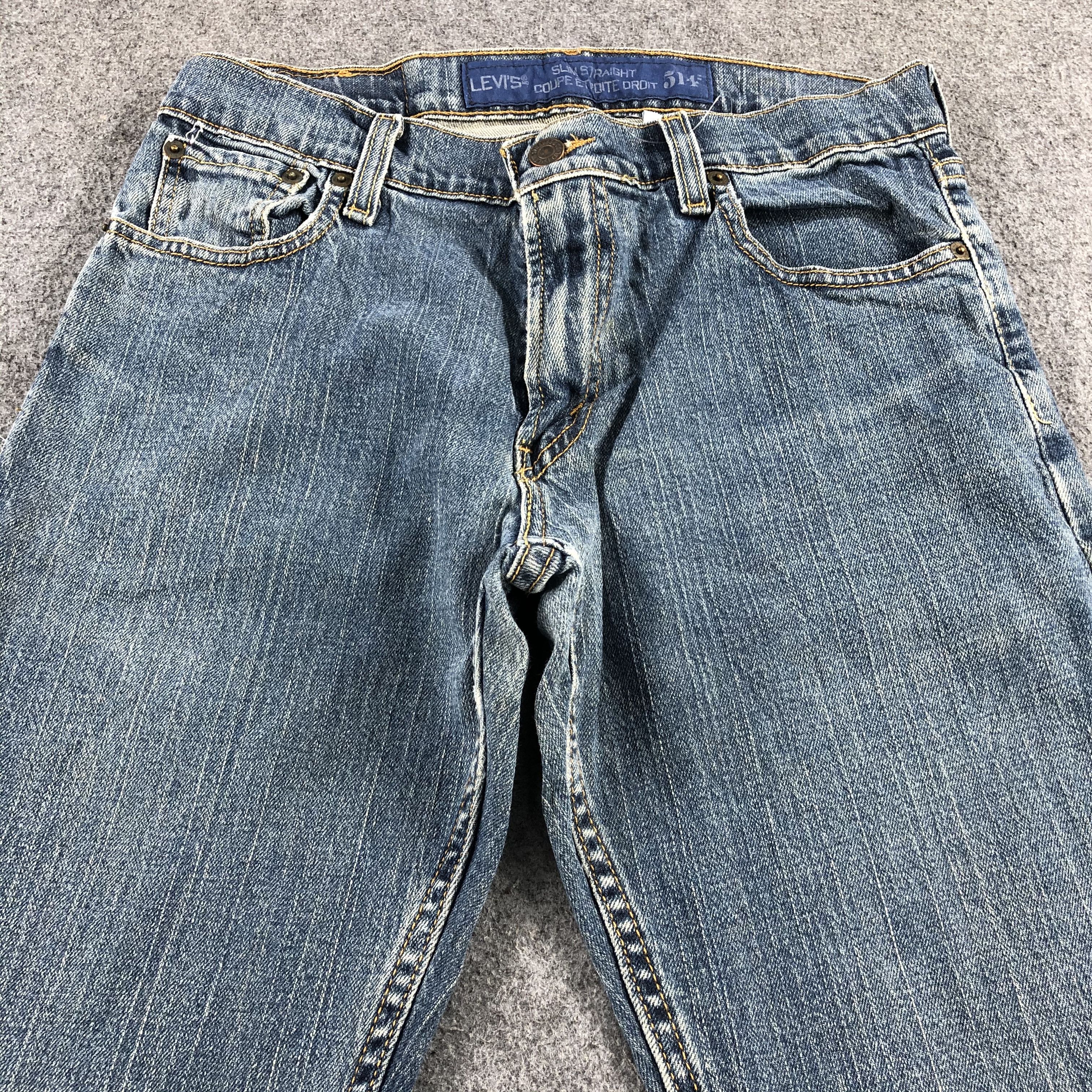 90s Vintage Blue Wash Levis 514 Jeans-J2159