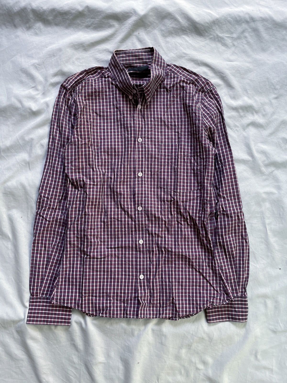 Alexander McQueen ALEXANDER MCQUEEN PLAID CASUAL BUTTON DOWN SHIRT Size US M / EU 48-50 / 2 - 1 Thumbnail
