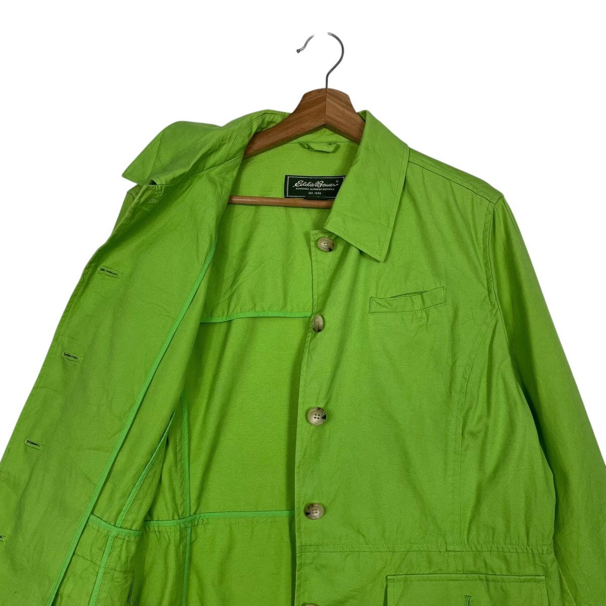 Eddie Bauer Eddie Bauer Green Cotton Jacket Size L / US 10 / IT 46 - 10 Thumbnail