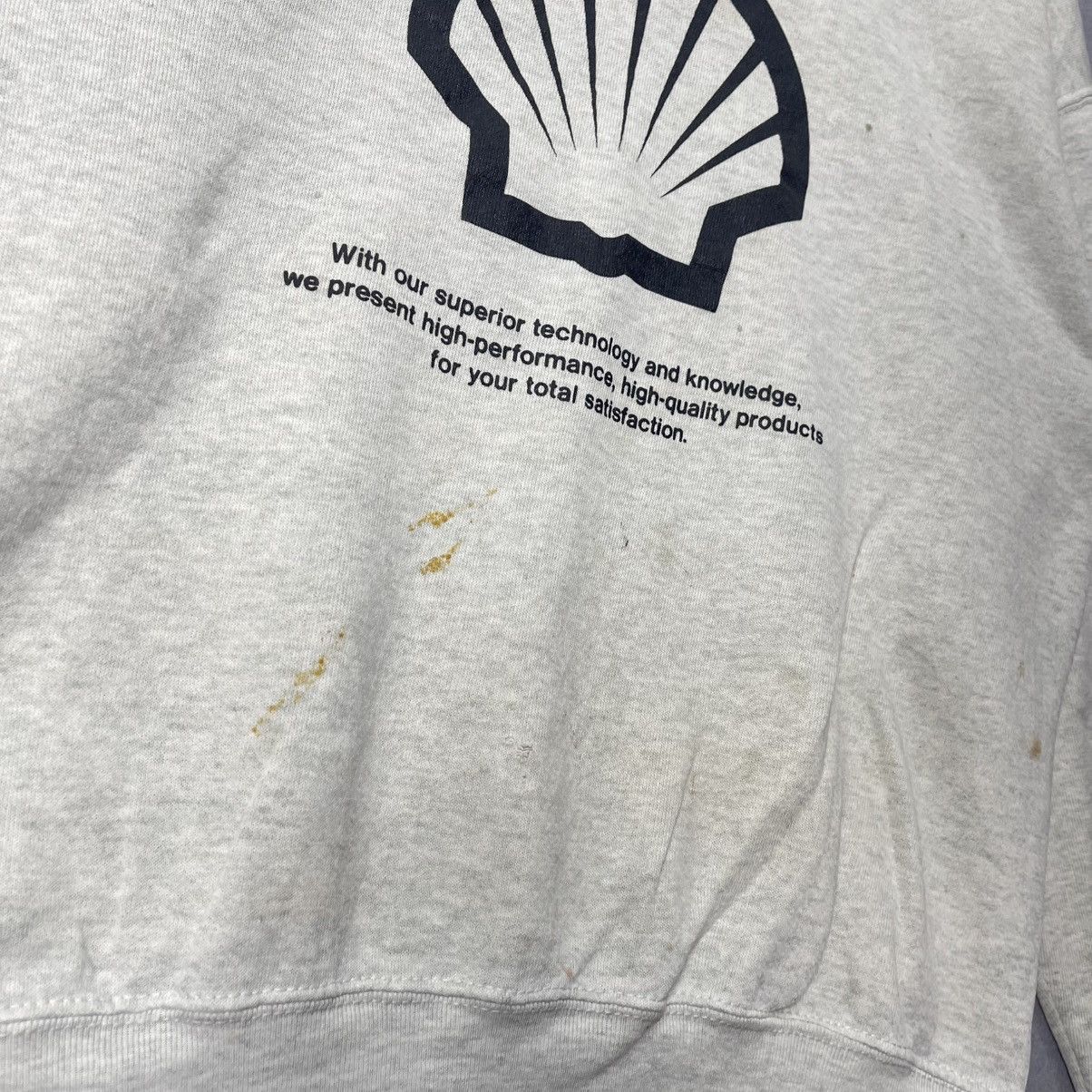 Fruit Of The Loom Vintage Shell Oil Promo Sweatshirt (90s) Size US L / EU 52-54 / 3 - 6 Thumbnail