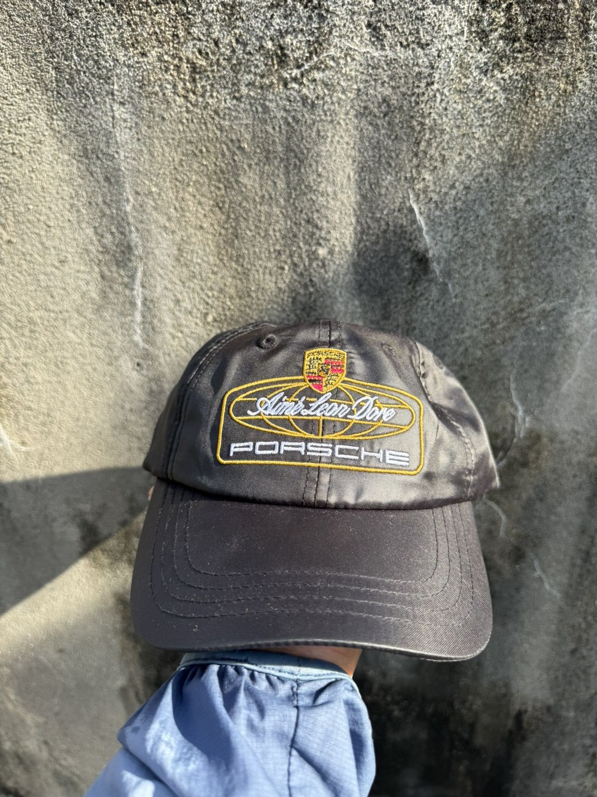 Aime Leon Dore Porsche キャップ ブラック Aime Leon Dore x Porsche 993 Turbo Racing Hat Jet Black