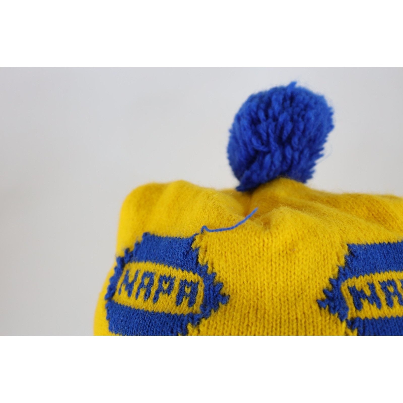 Vintage Vintage 80s 90s Spell Out NAPA Auto Parts Racing Beanie Hat Size ONE SIZE - 2 Thumbnail