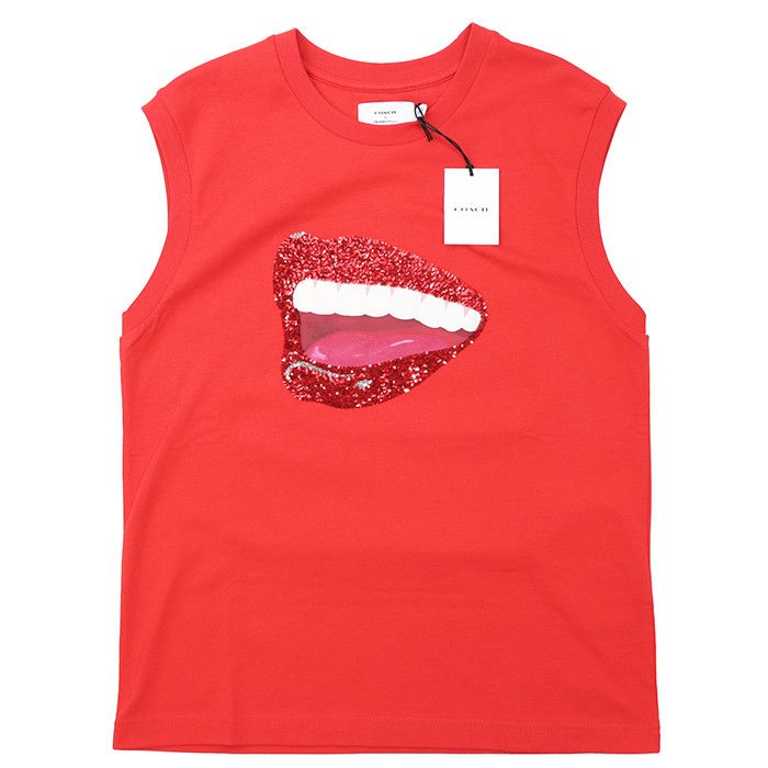 Coach Coach COACH Cotton Tank Top Textile Tops DUTY FREE for USA Size ONE SIZE - 1 Thumbnail