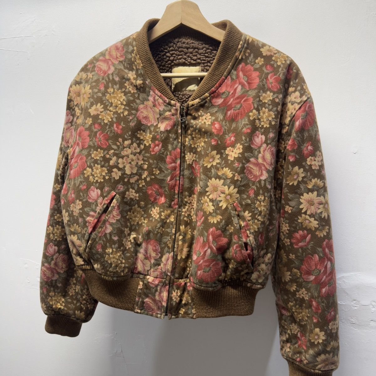 Japanese Brand Vintage 90s Japanese Floral Bomber Jacket Size S / US 4 / IT 40 - 6 Thumbnail