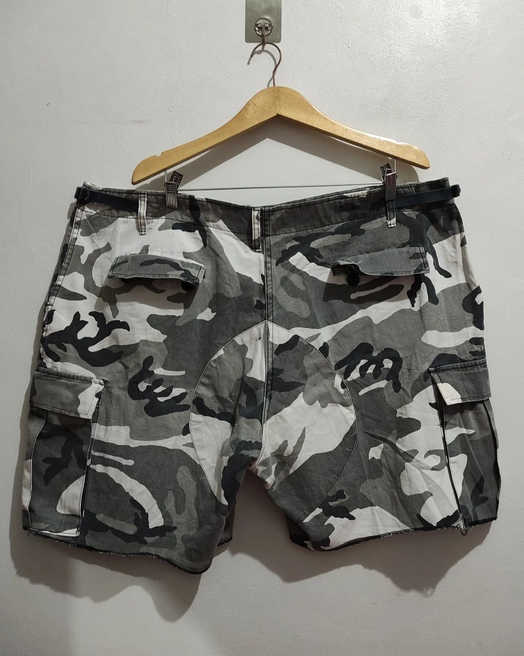 Vintage 90s Vintage Camo Cargo Shorts Size US 44 / EU 60 - 13 Thumbnail