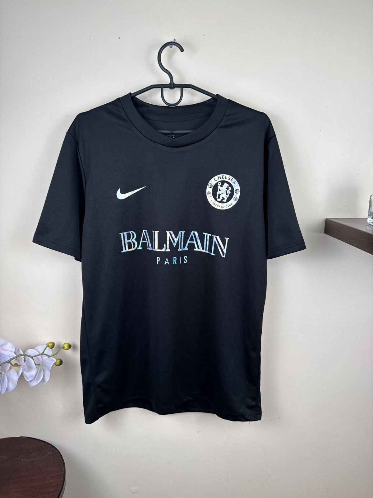 Nike Nike Chelsea Jersey Football Shirt Soccer Paris Black M Size US M / EU 48-50 / 2 - 4 Thumbnail