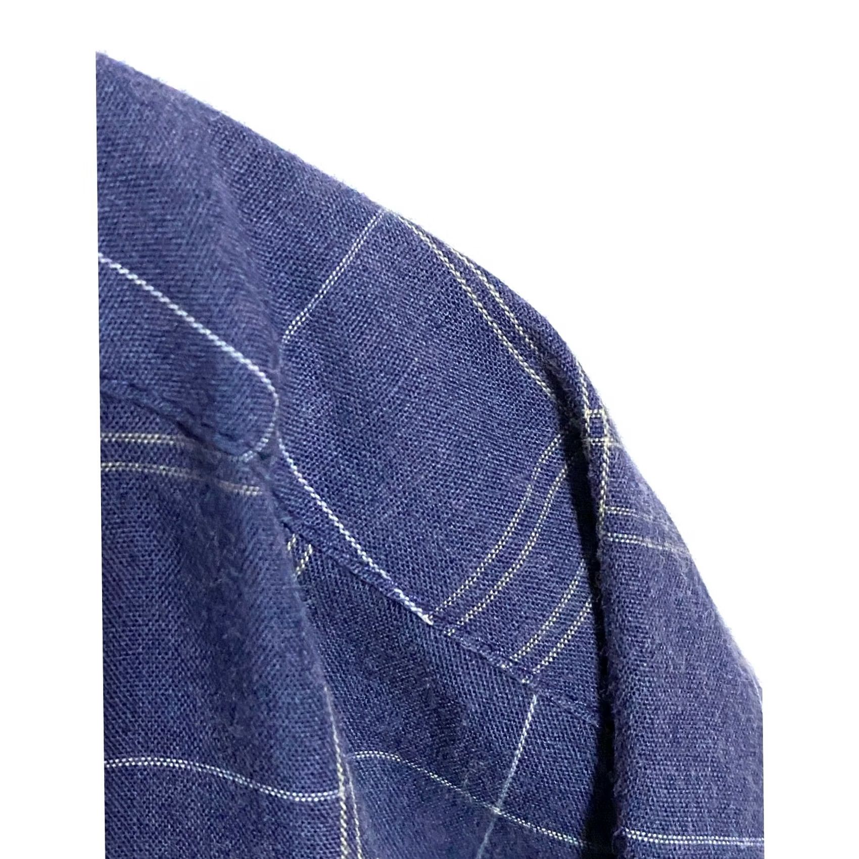 Van Heusen VINTAGE Van Heusen Wrinkle Free Button Dress Shirt Mens L 16-16.5 Plaid Office Preppy Size 42R - 4 Thumbnail