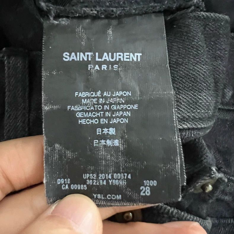 Saint Laurent Paris Saint Laurent Paris Black ripped leggings pants 2505-Nextar Size US 28 / EU 44 - 4 Thumbnail