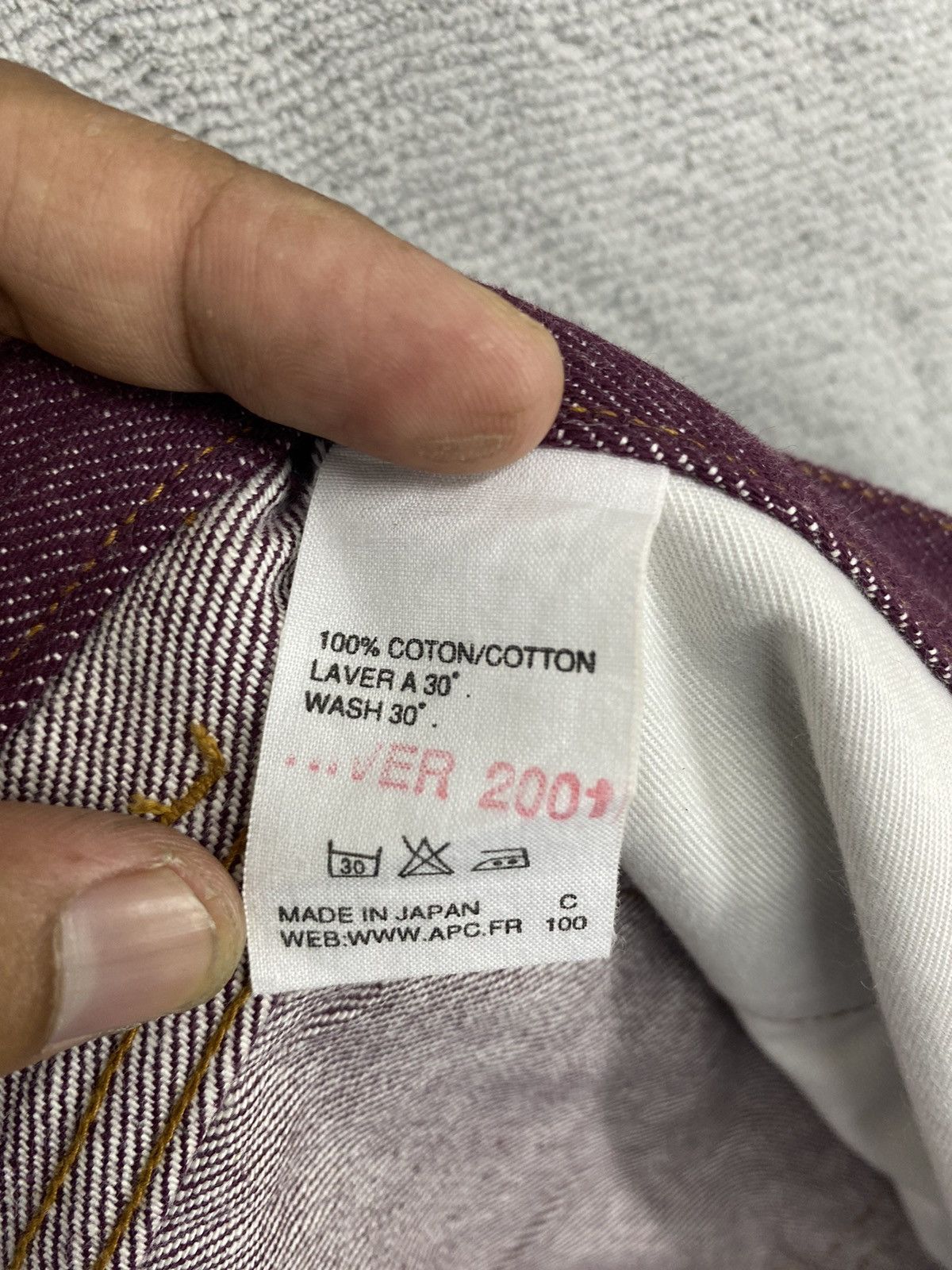 A.P.C. A.P.C RUE DE FLEURUS PARIS RAW DENIM PANTS Size US 26 / EU 42 - 9 Thumbnail