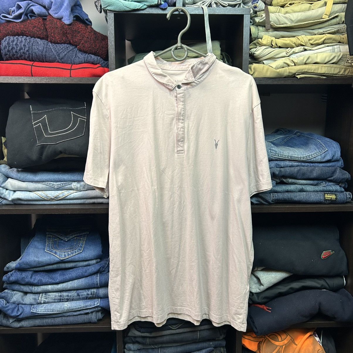 Allsaints Designer Allsaints small logo basic streetwear polo size XL Size US XL / EU 56 / 4 - 1 Thumbnail