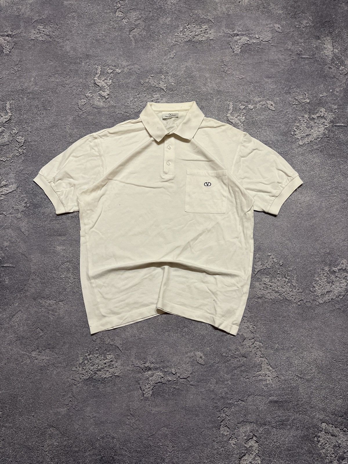 Valentino × Vintage Vintage Valentino Studio Polo Shirt Size US XL / EU 56 / 4 - 1 Thumbnail