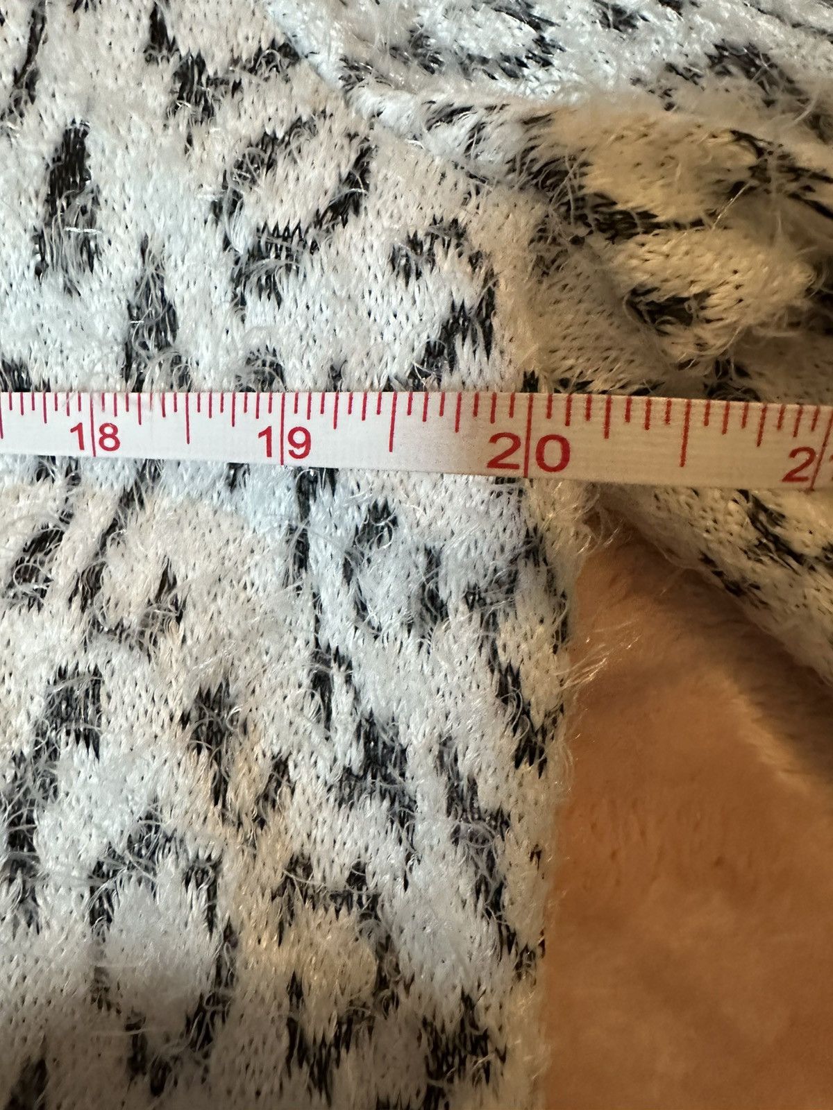 Other NWT Once & Again Gray Leopard Cowl Neck Textured Sweater Size M / US 6-8 / IT 42-44 - 4 Thumbnail