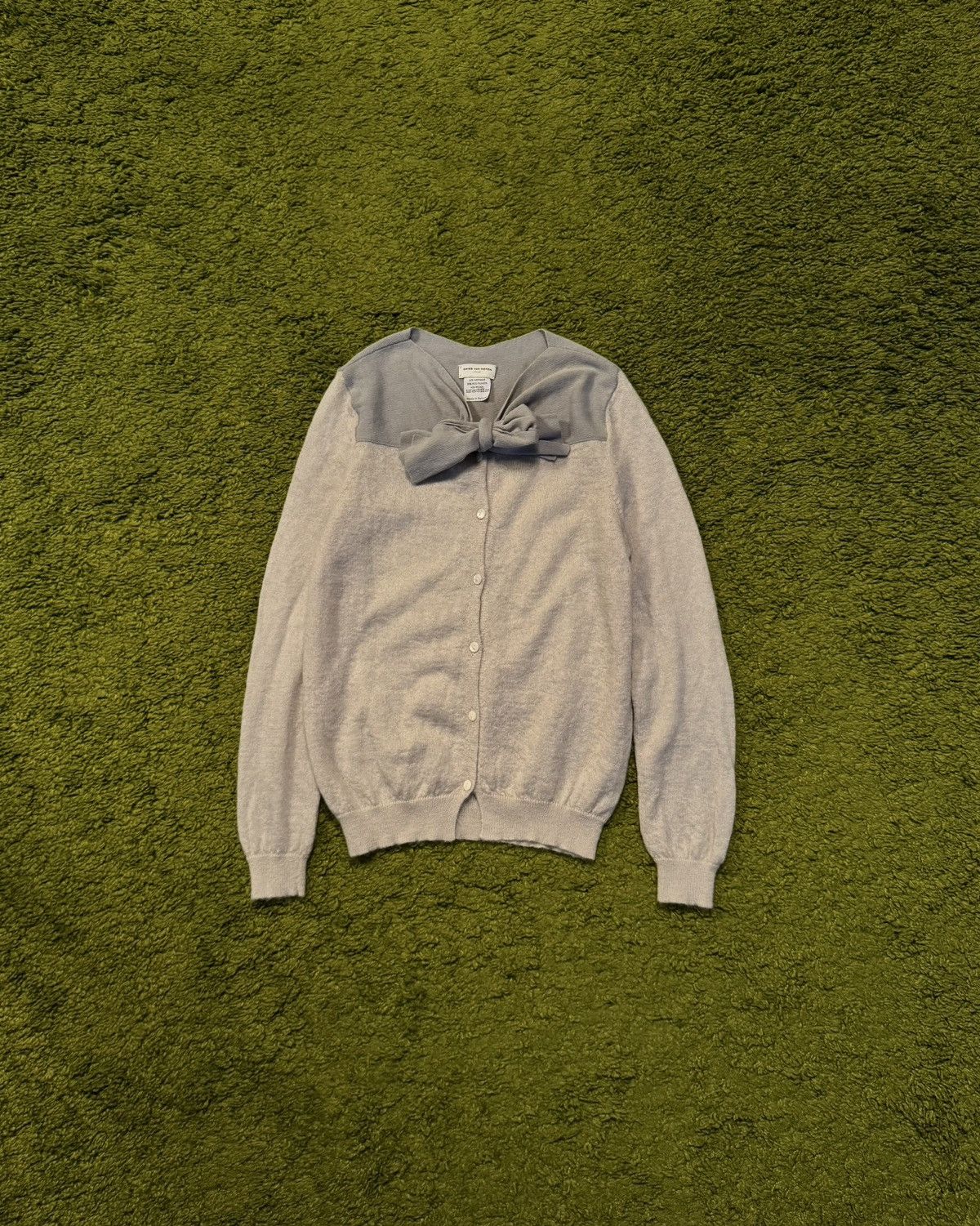 Dries Van Noten Dries Van Noten mohair wool blend cardigan sweater Size S / US 4 / IT 40 - 1 Thumbnail