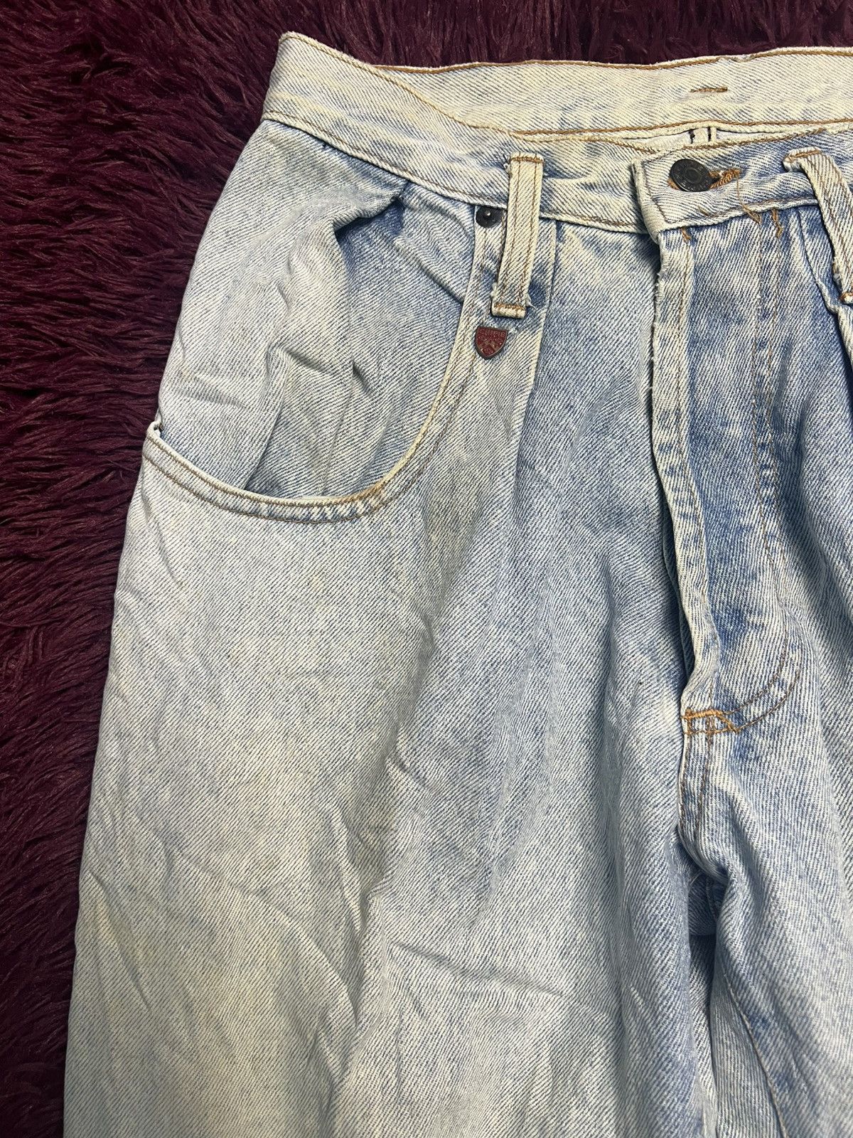 Other Vintage CHIPIE France Light Blue Denim Jeans (45) Size US 30 / EU 46 - 3 Thumbnail