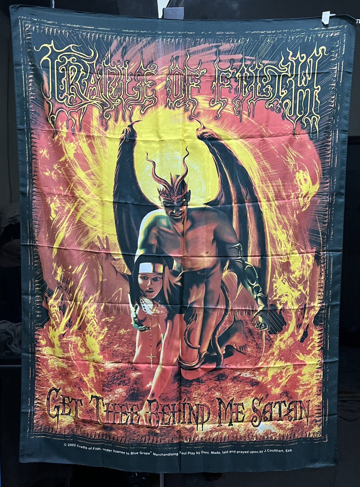 Band Tees Vintage Cradle Of Filth Poster Flag Size ONE SIZE - 2 Thumbnail