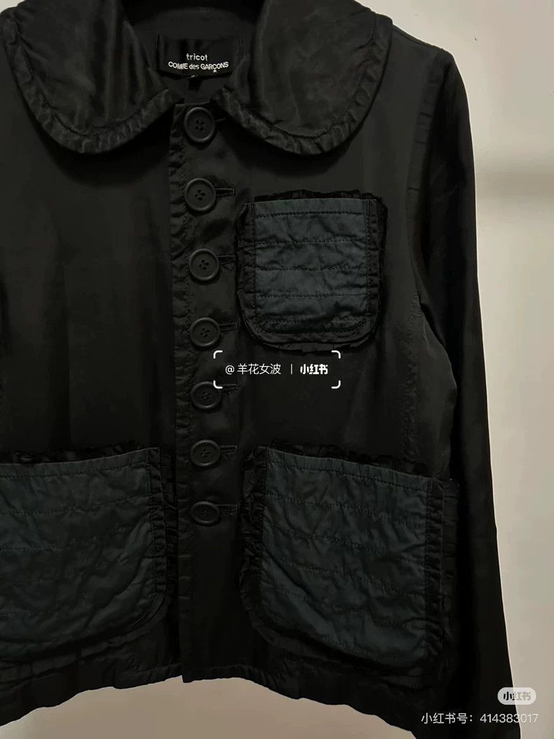 Comme des Garcons Comme Des Garcons Big Ingot Collar Lace Pocket Jacket Size M / US 6-8 / IT 42-44 - 4 Thumbnail