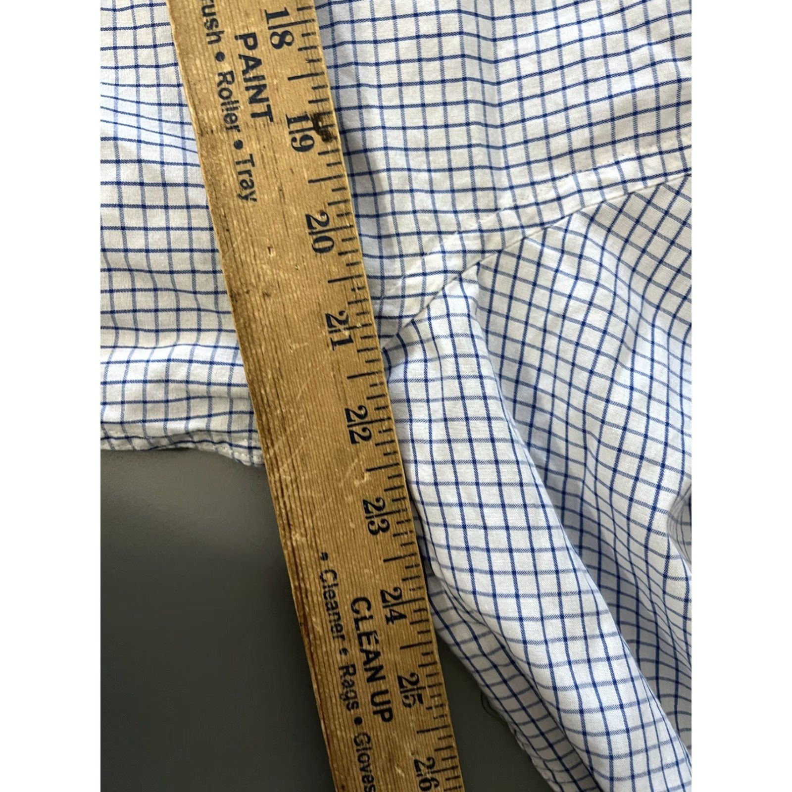 Dockers Dockers Shirt Mens Size L Fitted Long Sleeve Button Up White Plaid Cotton Blend Knit Casual Size US L / EU 52-54 / 3 - 5 Thumbnail