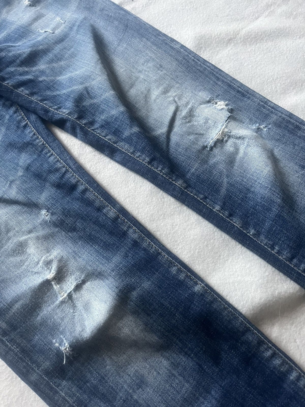 Dsquared2 Dsquared2 Denim Slim Fit Jeans Drill Skinny Distressed Size US 30 / EU 46 - 4 Thumbnail