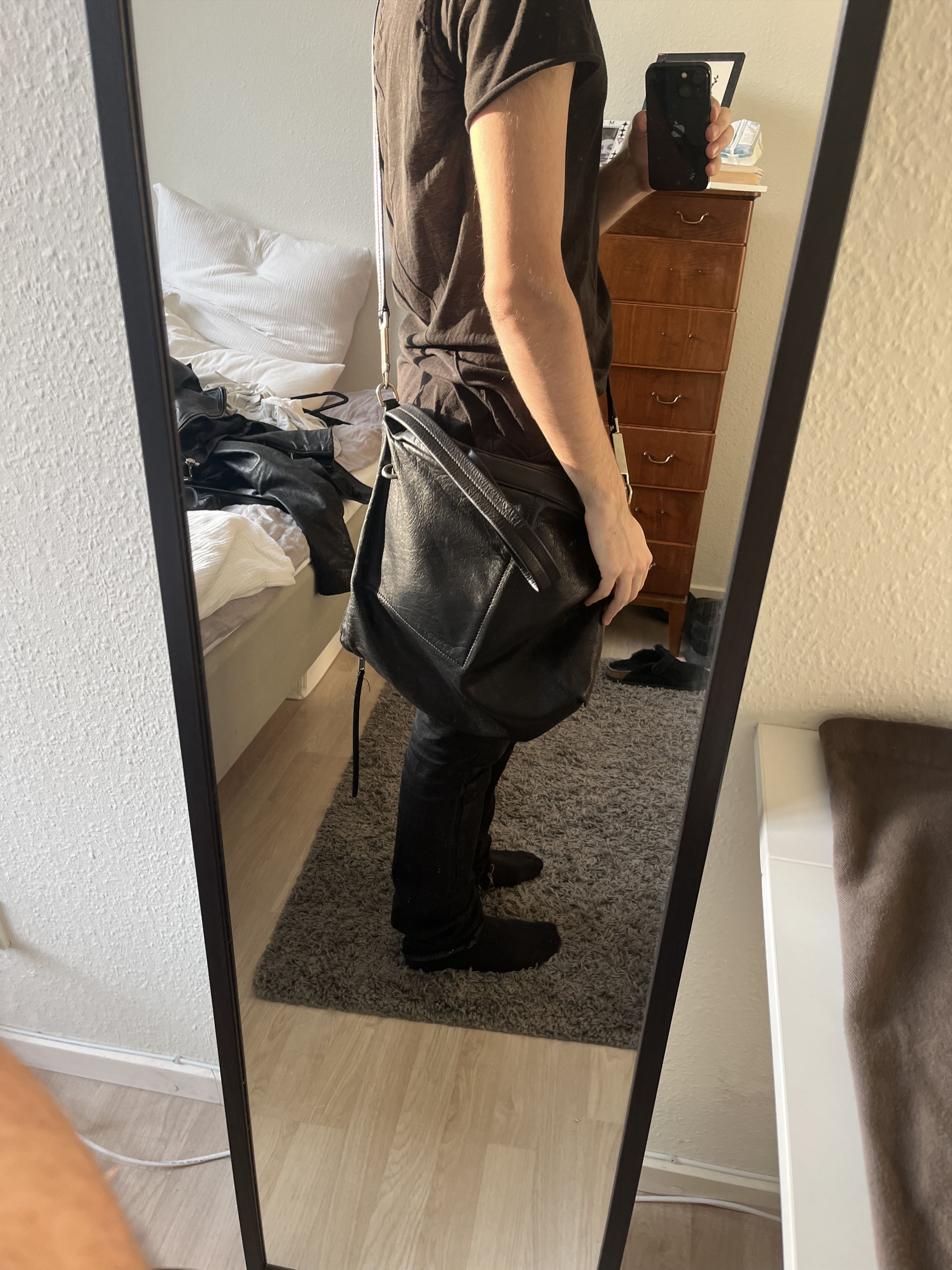Rick Owens Rick Owens FW17 Glitter Bucket Bag Size ONE SIZE - 12 Thumbnail