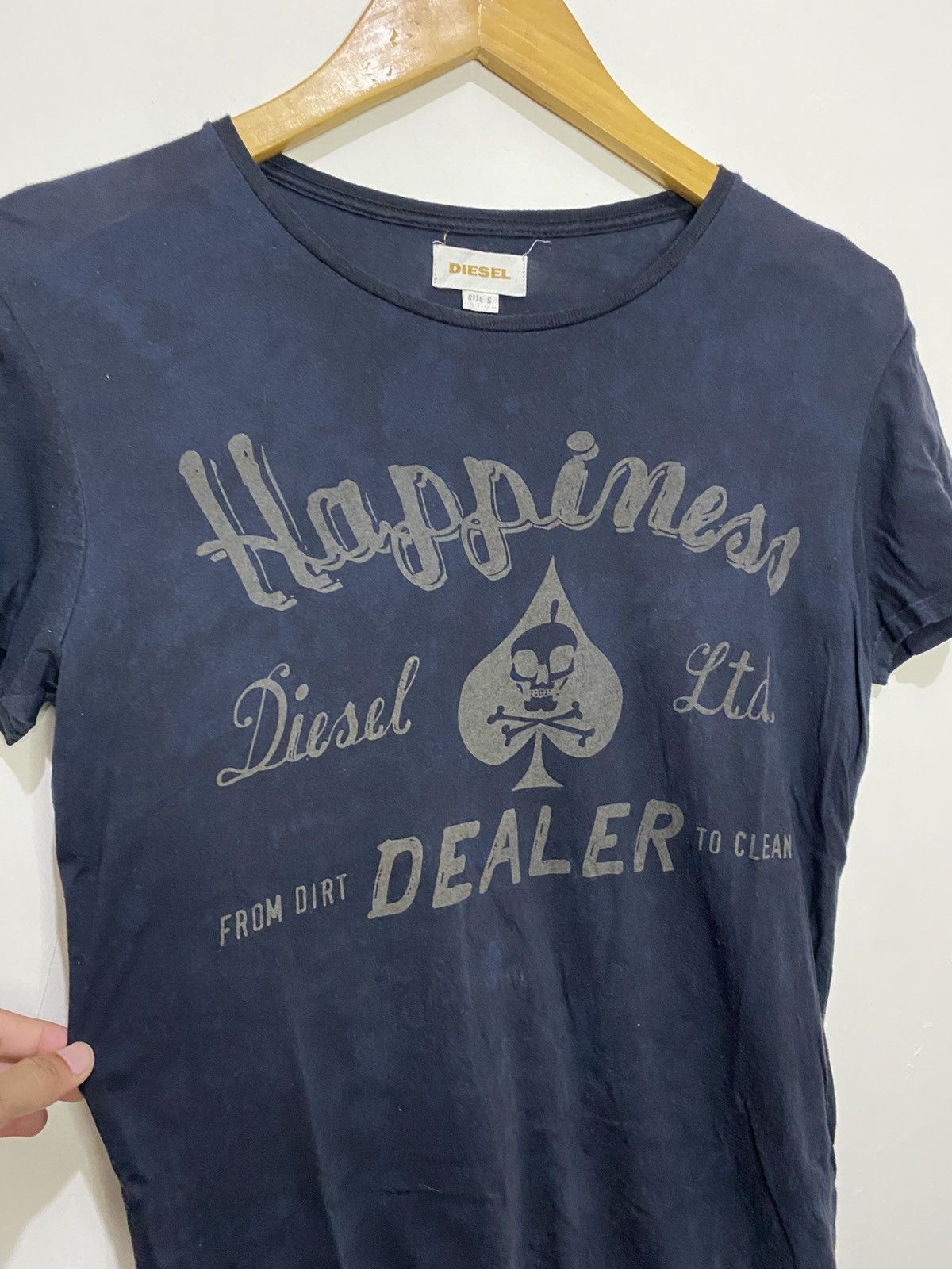 Diesel × If Six Was Nine × Le Grande Bleu (L.G.B.) Vintage Y2K Diesel T-Shirt Size S / US 4 / IT 40 - 2 Thumbnail