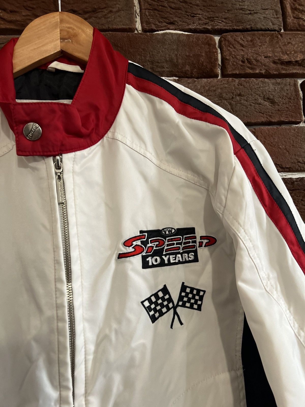 Vintage Vintage Dakota Motors Racing Bomber Jacket crew 69 Hyoe Size US L / EU 52-54 / 3 - 3 Thumbnail
