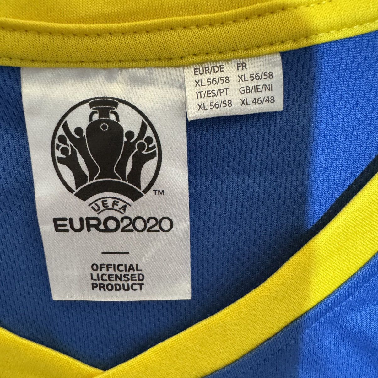 UEFA UEFA Euro 2020 Men’s Football Jersey Soccer Sweden Sverige Size US XL / EU 56 / 4 - 6 Thumbnail