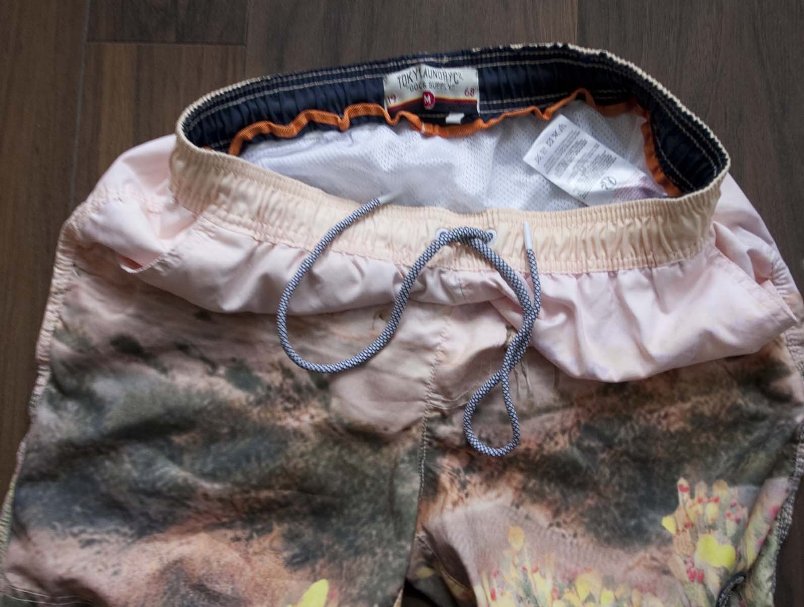 Other Tokyo Laundry Swim Shorts Camel Desert Size M/ 33 Size US 33 - 3 Thumbnail