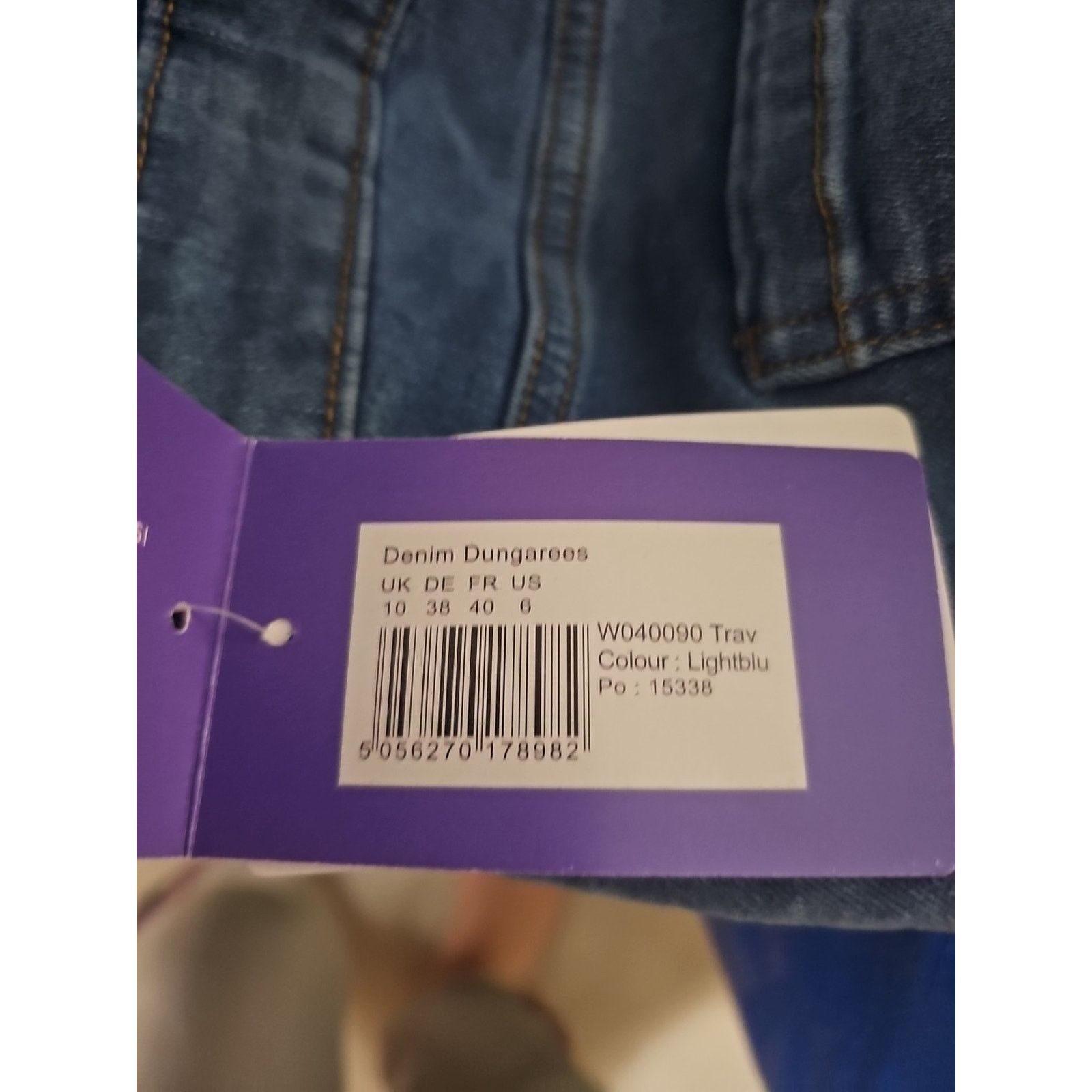 Other Seraphine Maternity Overall Denim Dungarees Trav Light 6 Size US L / EU 52-54 / 3 - 12 Thumbnail