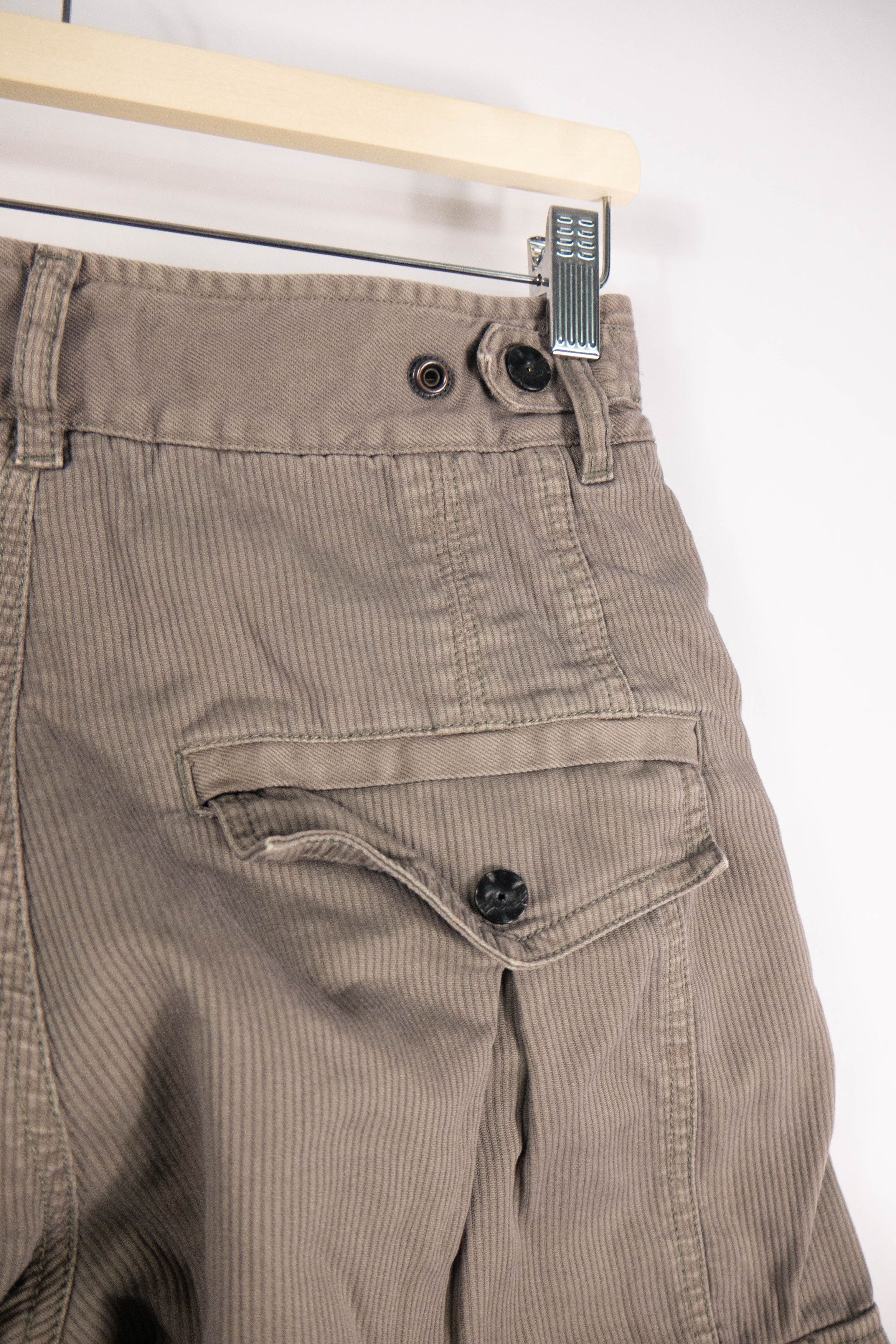 Diesel × Vintage Diesel capri pants Y2K aesthetic corduroy streetwear Size 26" / US 2 / IT 38 - 10 Thumbnail